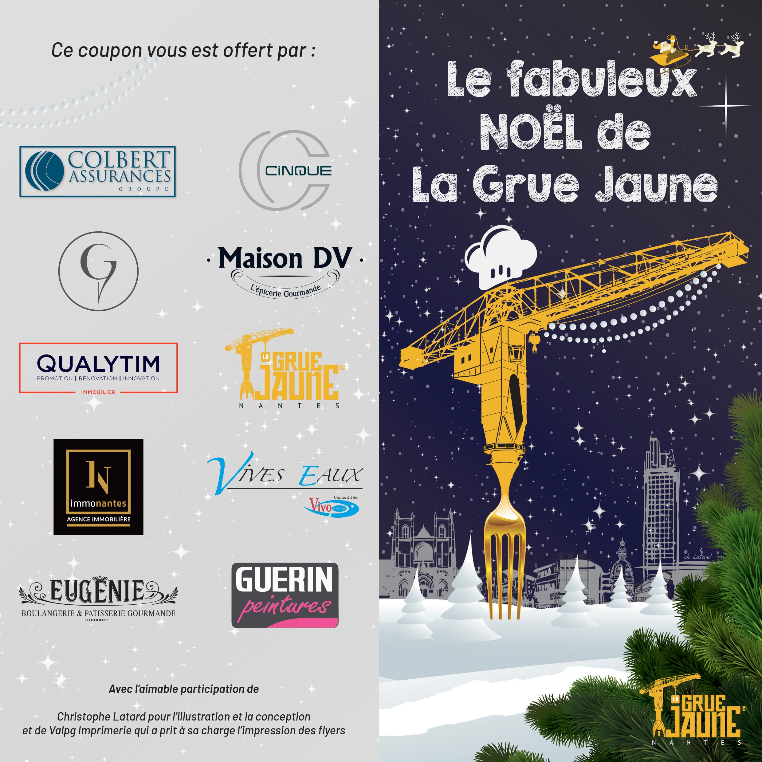 #SorsTesCouverts, le fabuleux Noël de La Grue Jaune