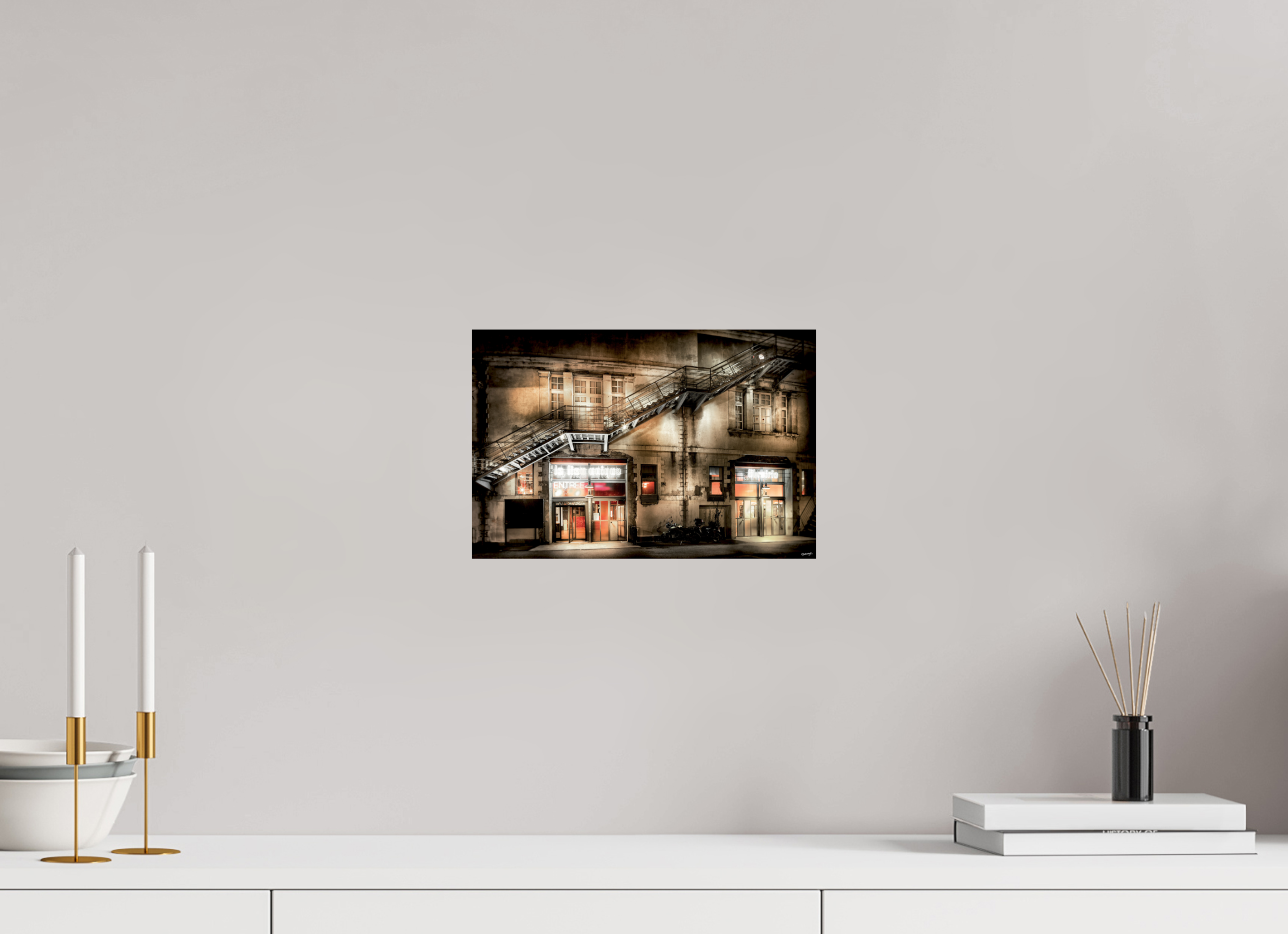 30 x 20 cm, TIRAGE PHOTO CONTRECOLLÉ SUR SUPPORT ALUMINIUM LIEU UNIQUE - Nantes