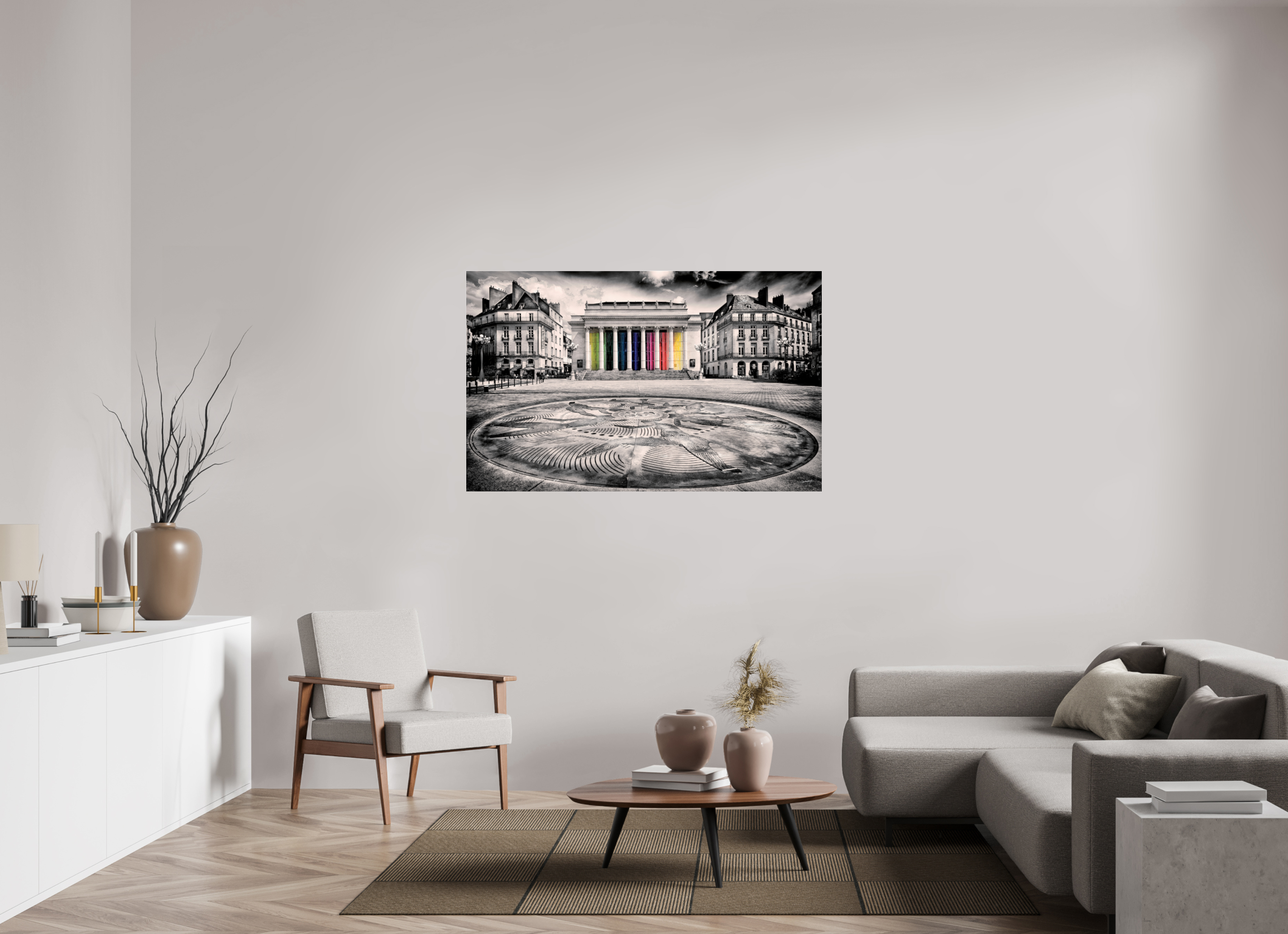 145 x 90 cm, TIRAGE PHOTO SOUS PLEXI BRILLANT GRASLIN - Nantes