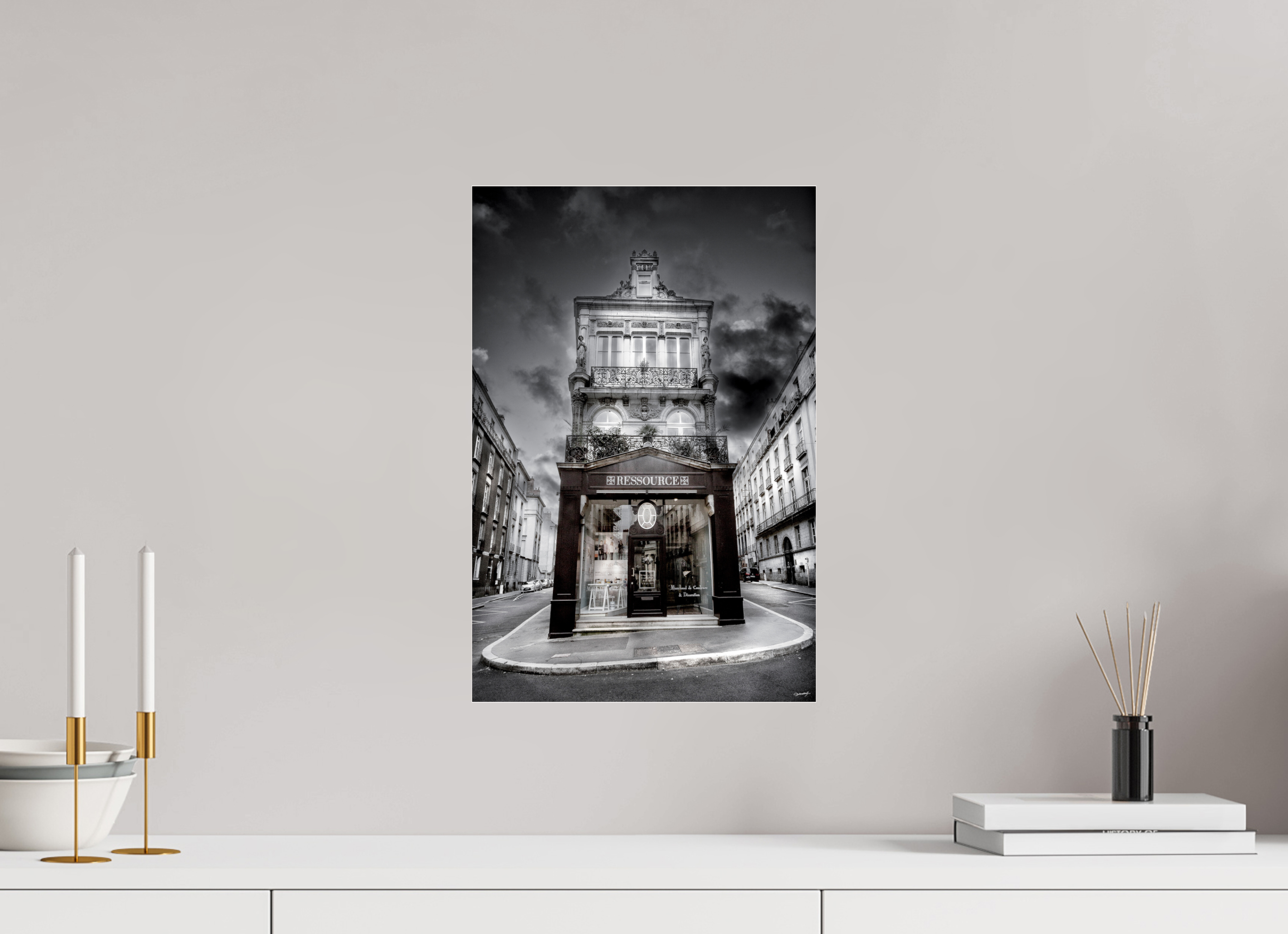 30 x 45 cm, TIRAGE PHOTO SOUS PLEXI BRILLANT RESSOURCES - Nantes