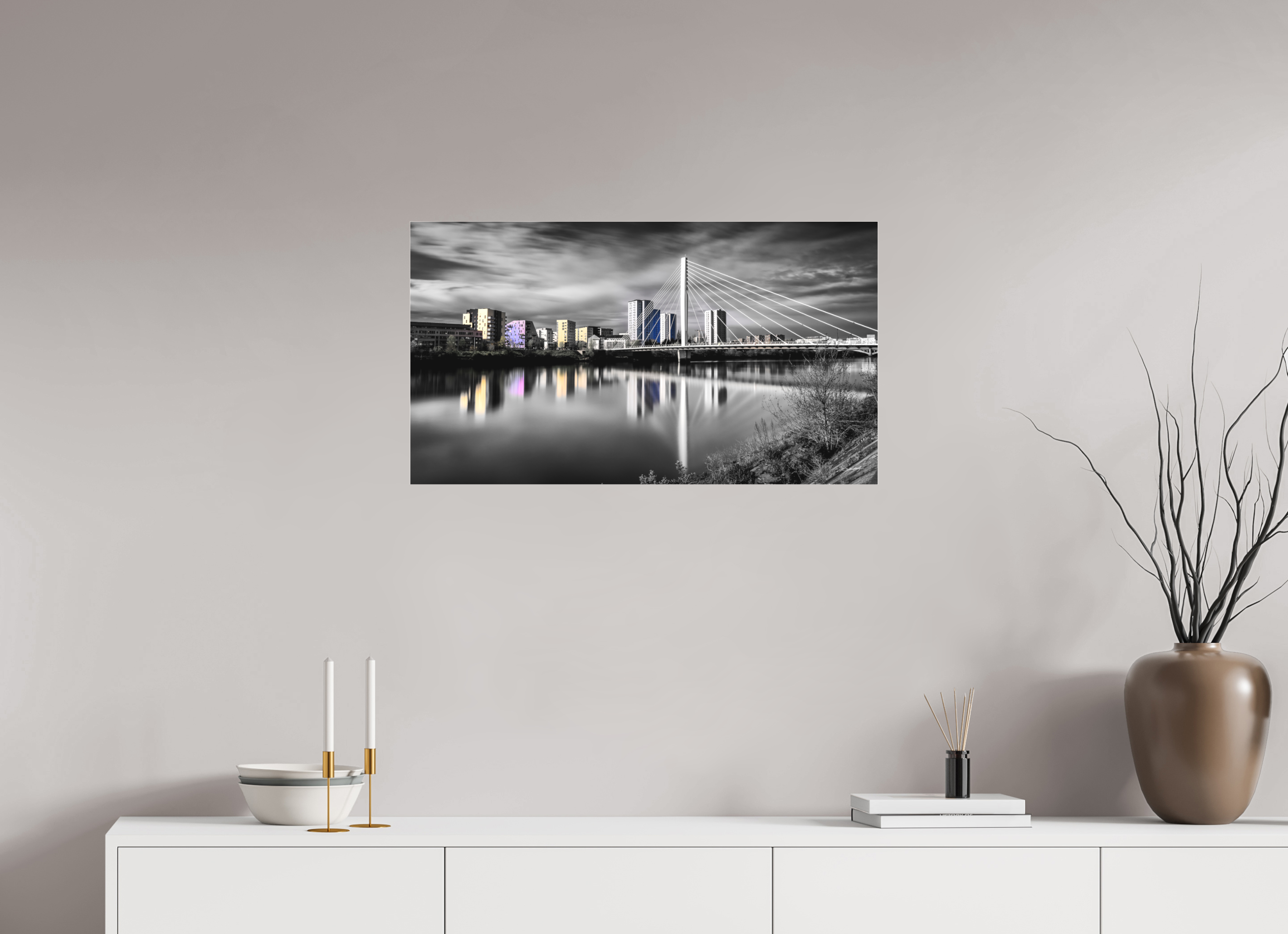 80 x 45 cm, TIRAGE PHOTO SOUS PLEXI MAT TABARLY - Nantes