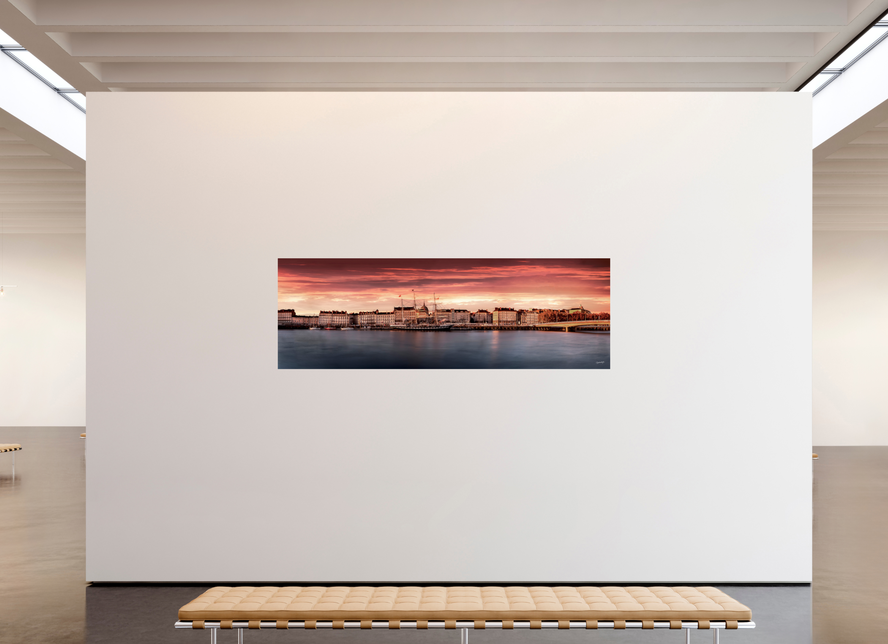 240 x 80 cm, TIRAGE PHOTO CONTRECOLLÉ SUR SUPPORT ALUMINIUM QUAI DE LA FOSS - Nantes