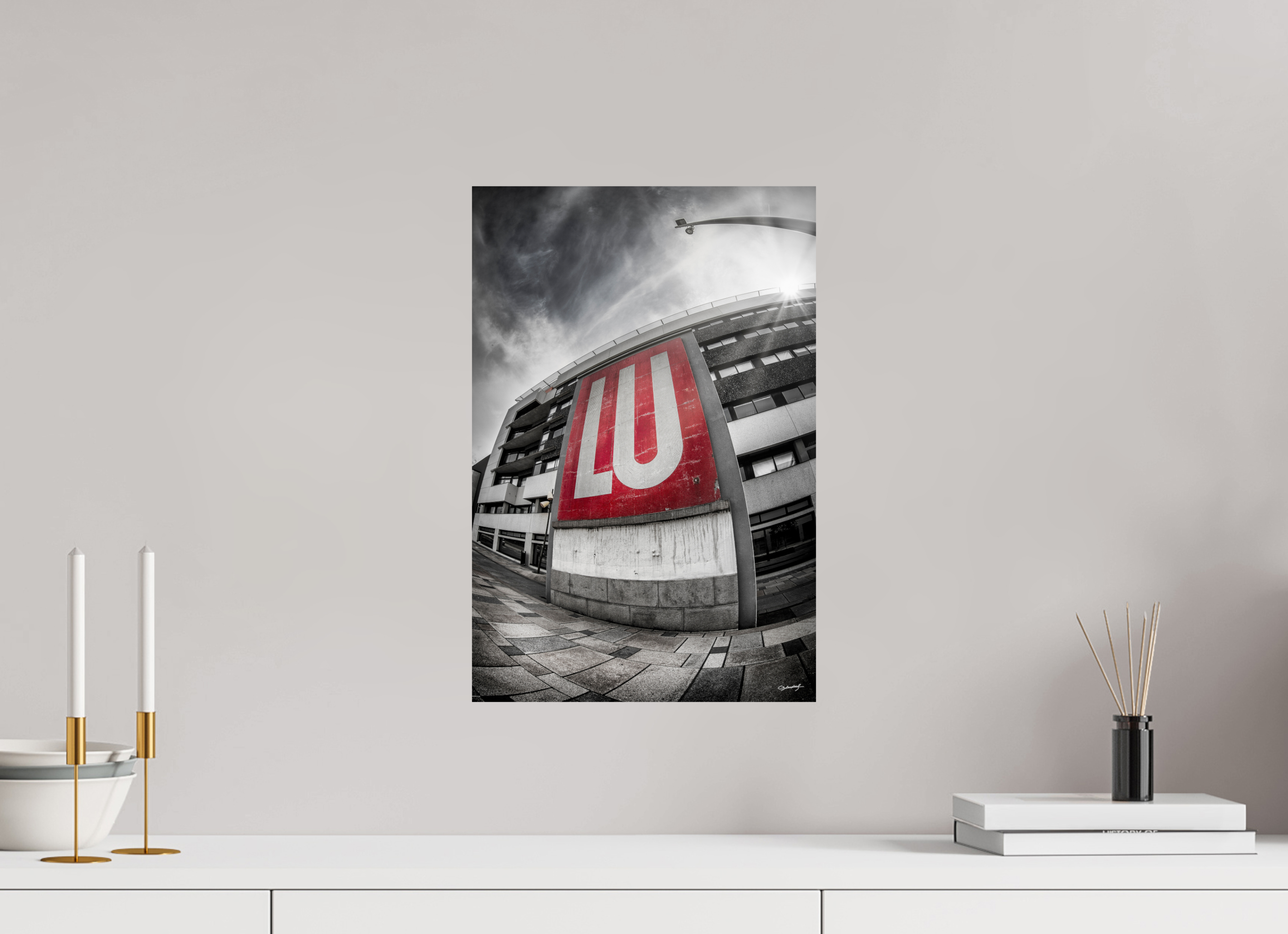 30 x 45 cm, TIRAGE PHOTO CONTRECOLLÉ SUR SUPPORT ALUMINIUM LU - Nantes