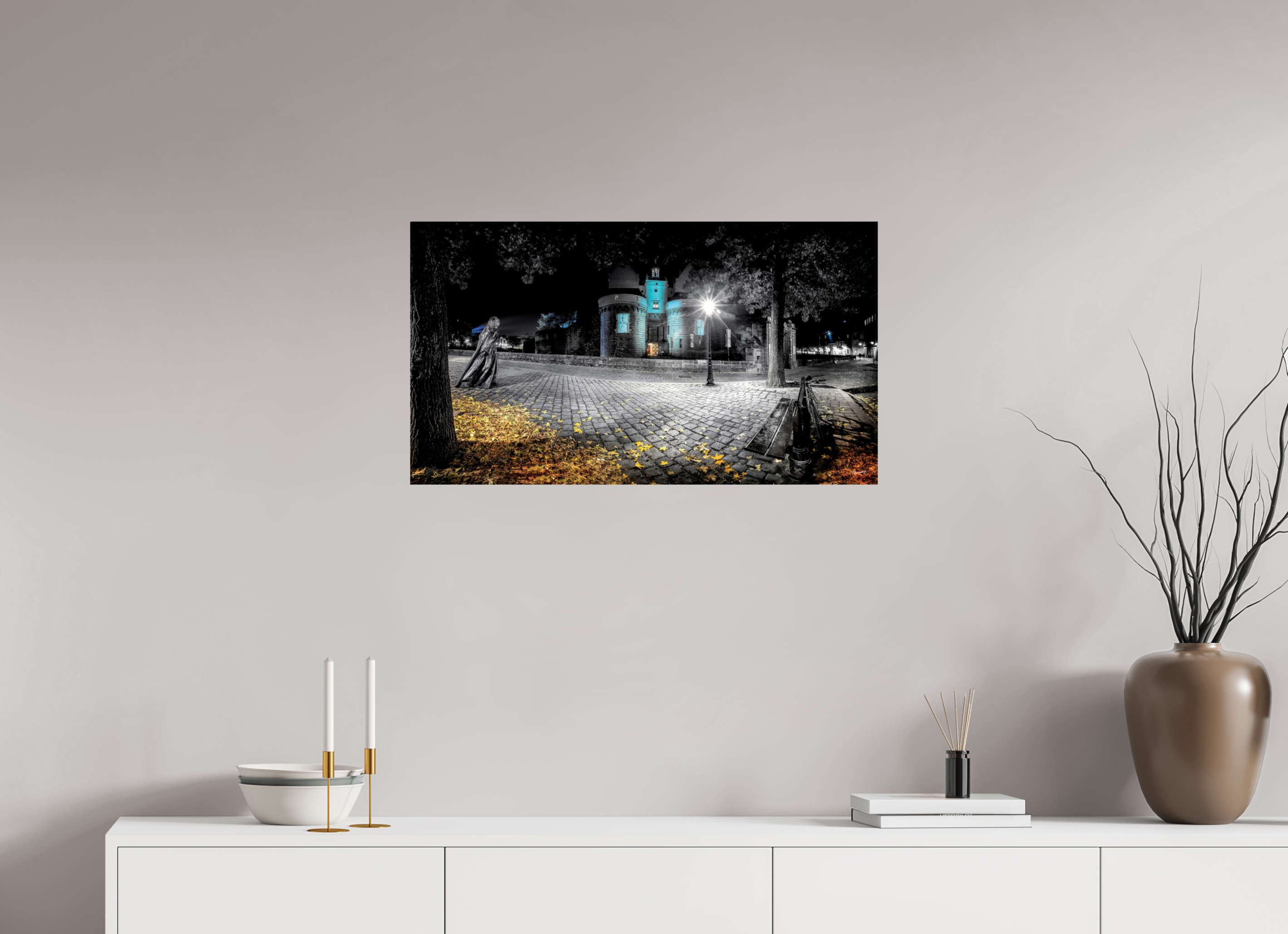 80 x 45 cm, TIRAGE PHOTO CONTRECOLLÉ SUR SUPPORT ALUMINIUM LA DUCHESSE ANNE - Nantes
