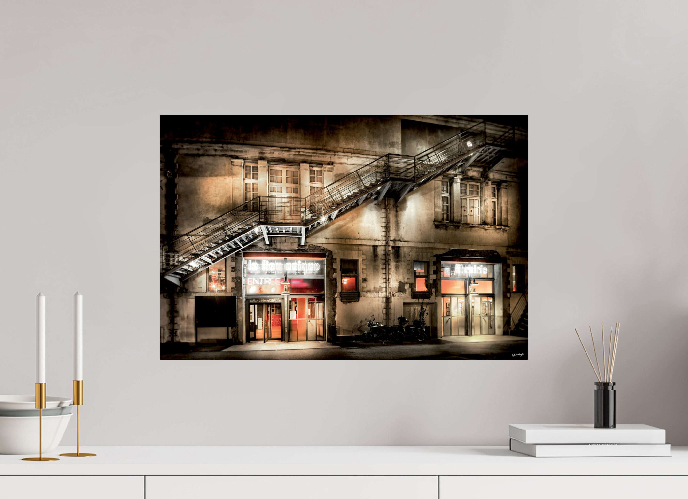 60 x 40 cm, TIRAGE PHOTO CONTRECOLLÉ SUR SUPPORT ALUMINIUM LIEU UNIQUE - Nantes