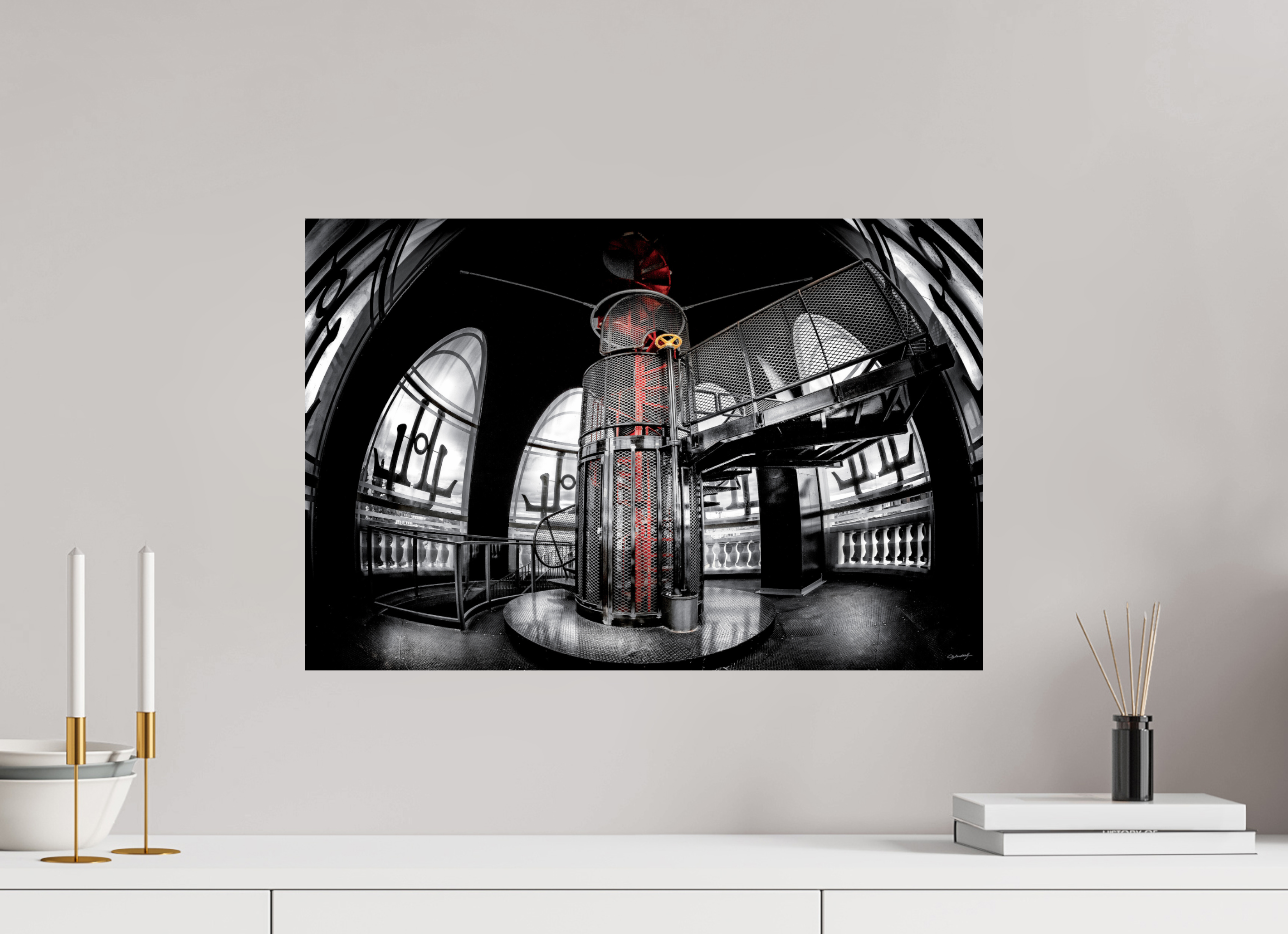 60 x 40 cm, TIRAGE PHOTO SUR FUJI CRYSTAL DP II DANS LA TOUR LU - Nantes