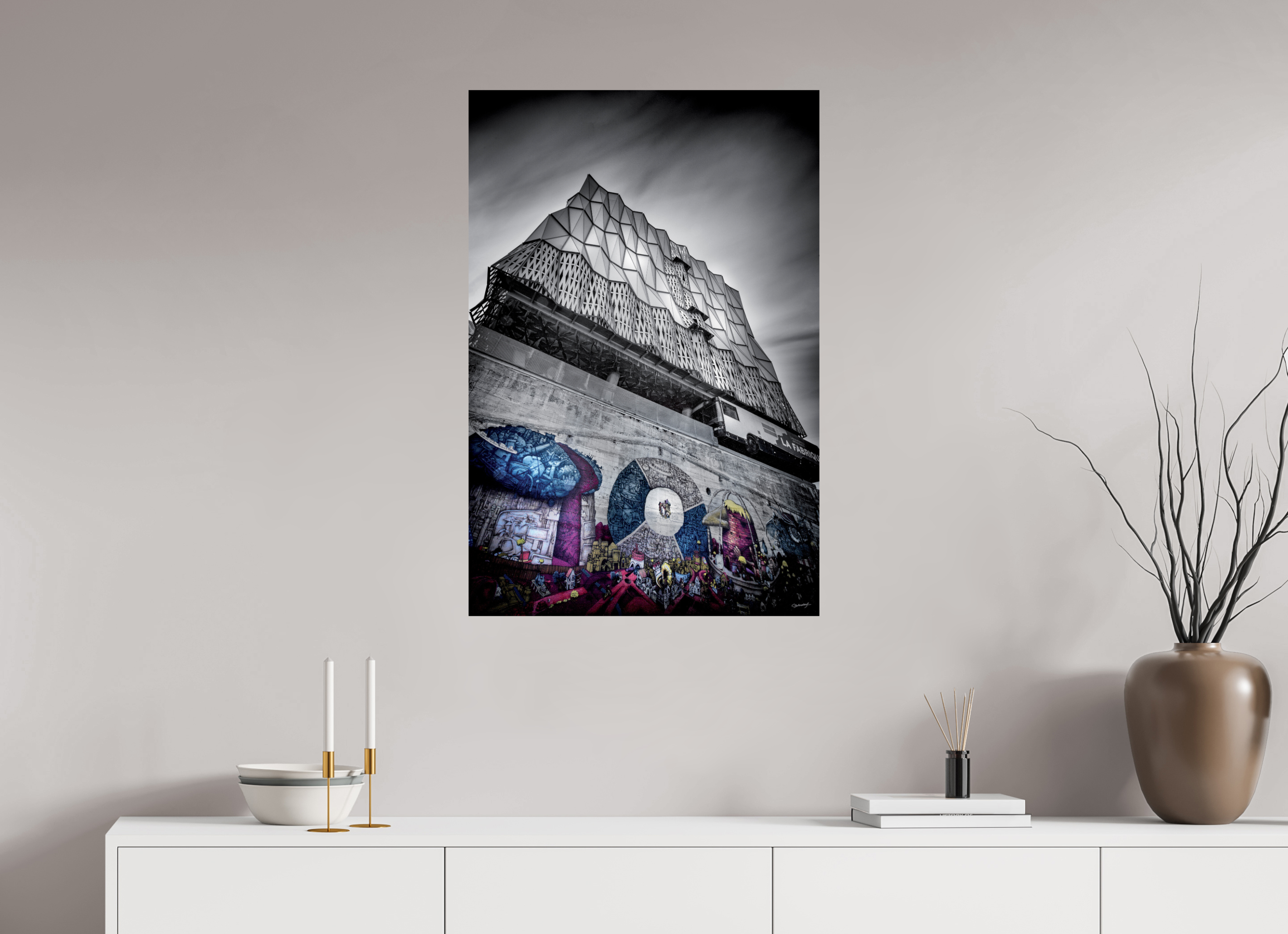 60 x 90 cm, TIRAGE PHOTO CONTRECOLLÉ SUR SUPPORT ALUMINIUM LA FABRIQUE - Nantes