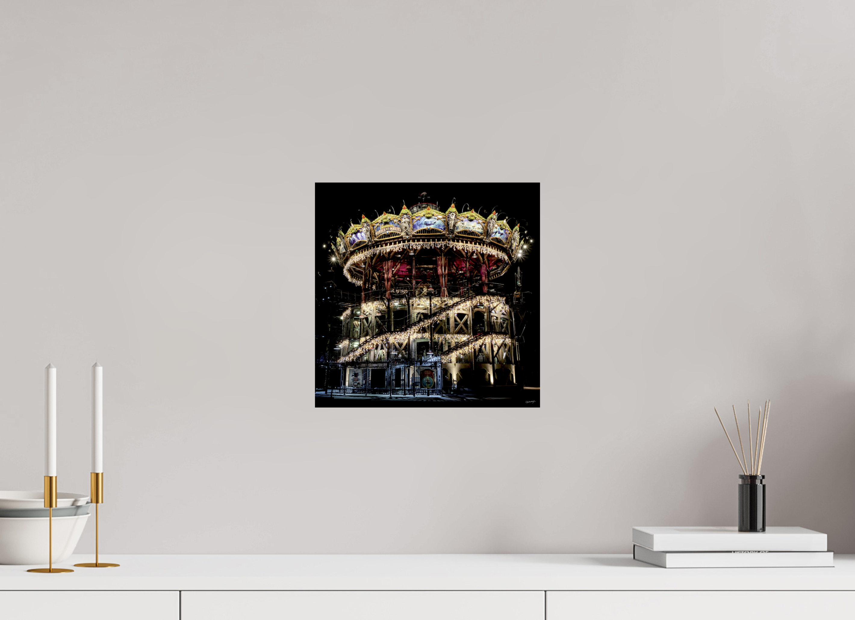 30 x 30 cm, TIRAGE PHOTO SUR FUJI CRYSTAL DP II MANÈGE - Nantes