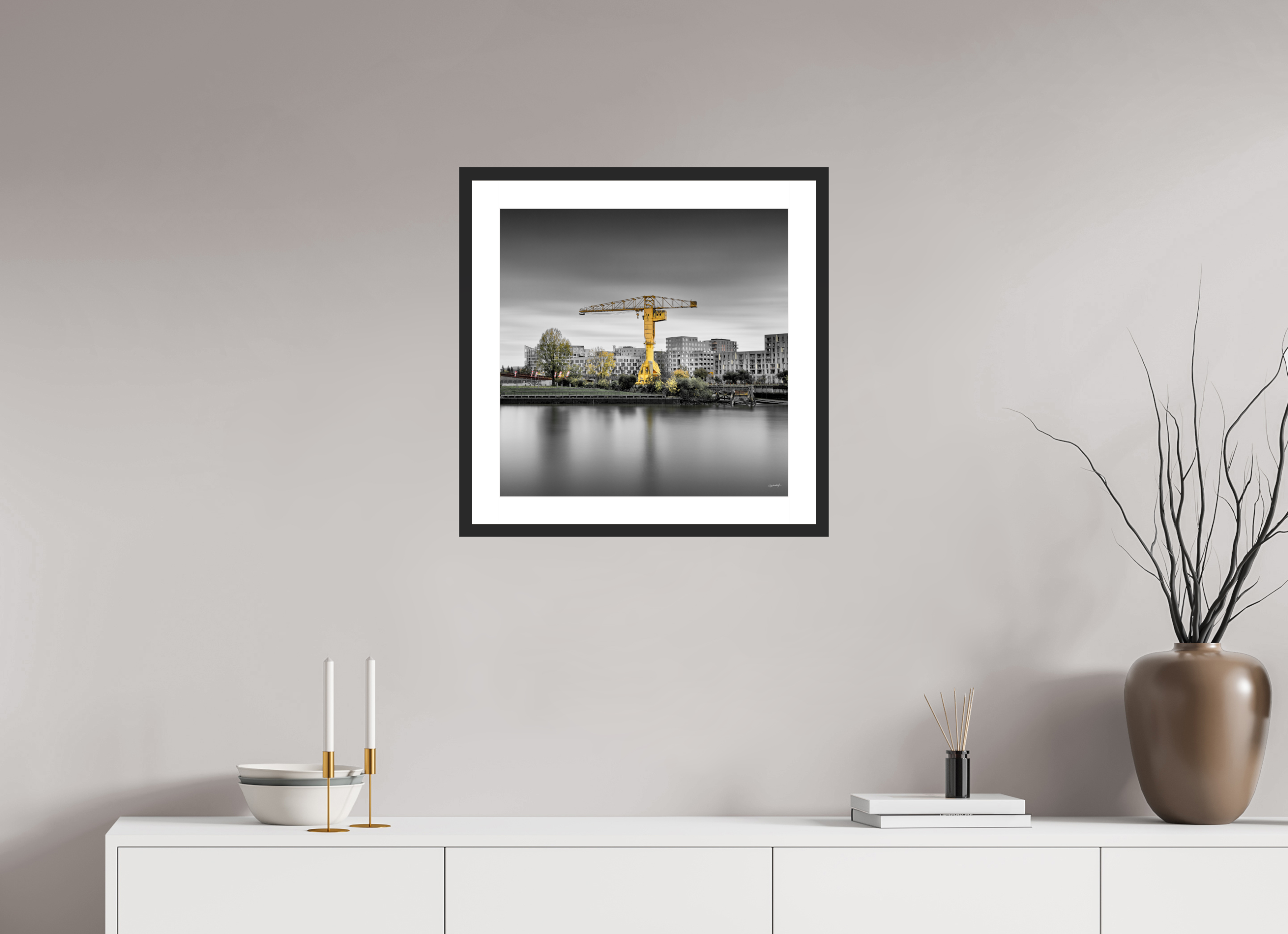 50 x 50 cm, CADRE GALERIE AVEC PASSE-PARTOUT LES TEMPS MODERNES - Nantes