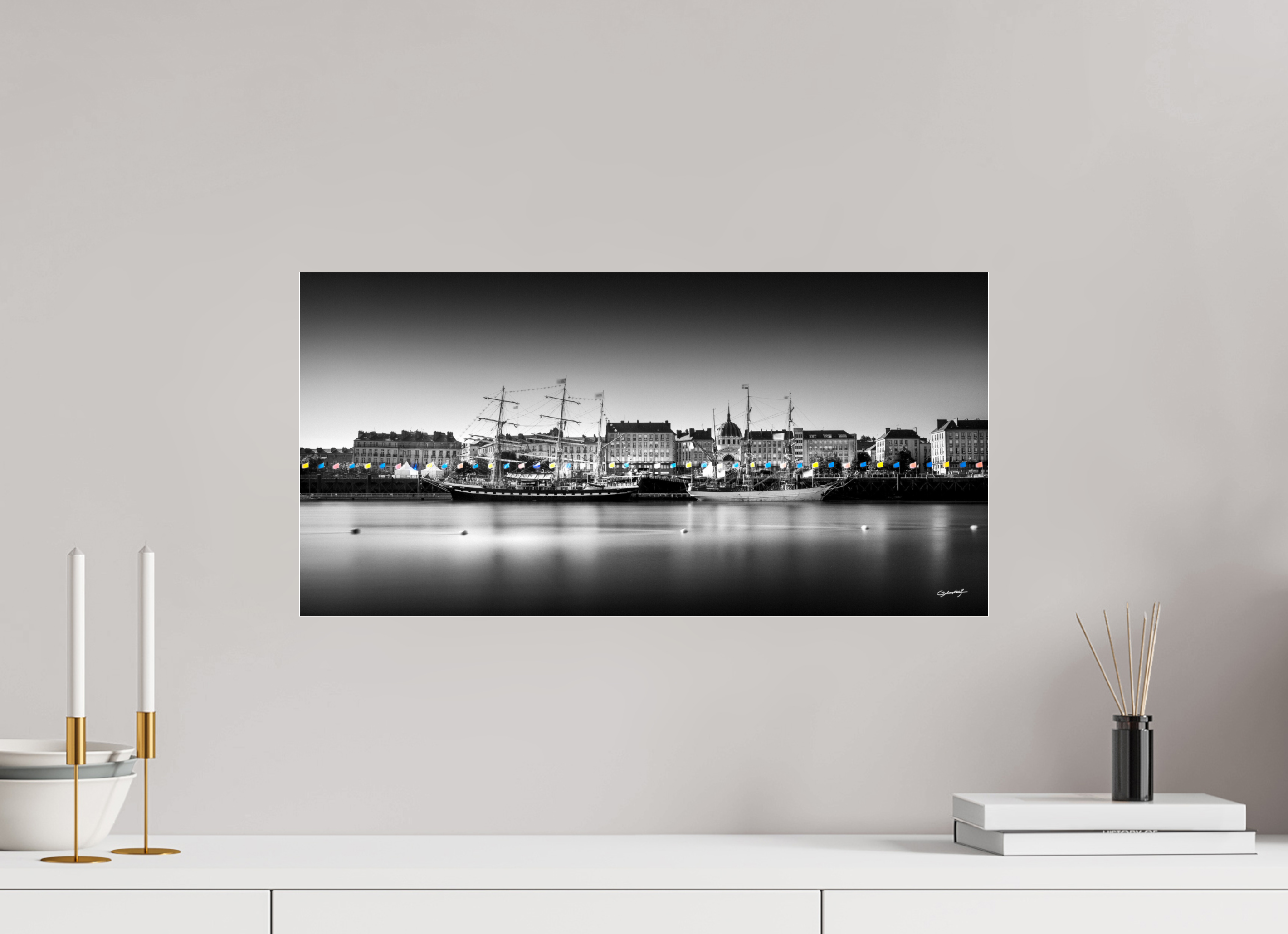 60 x 30 cm, TIRAGE PHOTO SOUS PLEXI BRILLANT DEDORDS II LOIRE - Nantes