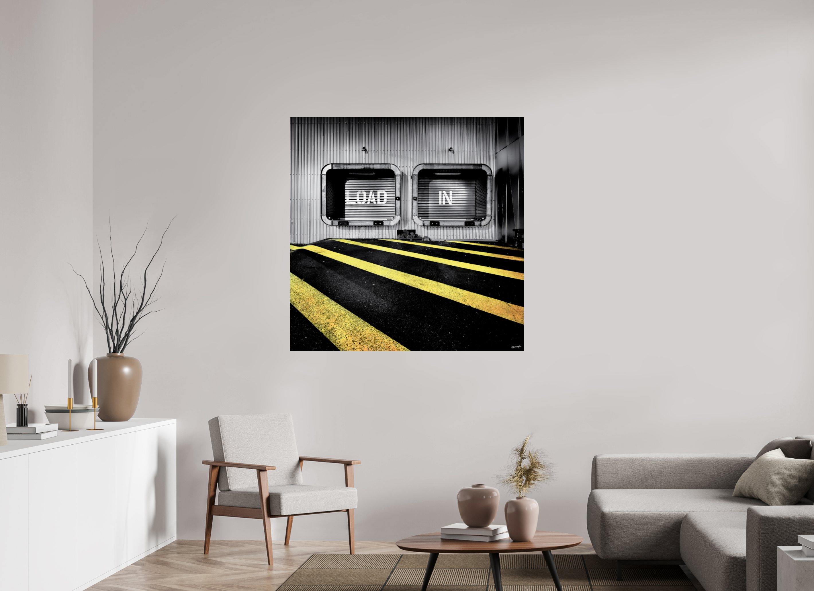 120 x 120 cm, TIRAGE PHOTO SUR FUJI CRYSTAL DP II LOAD IN - Nantes