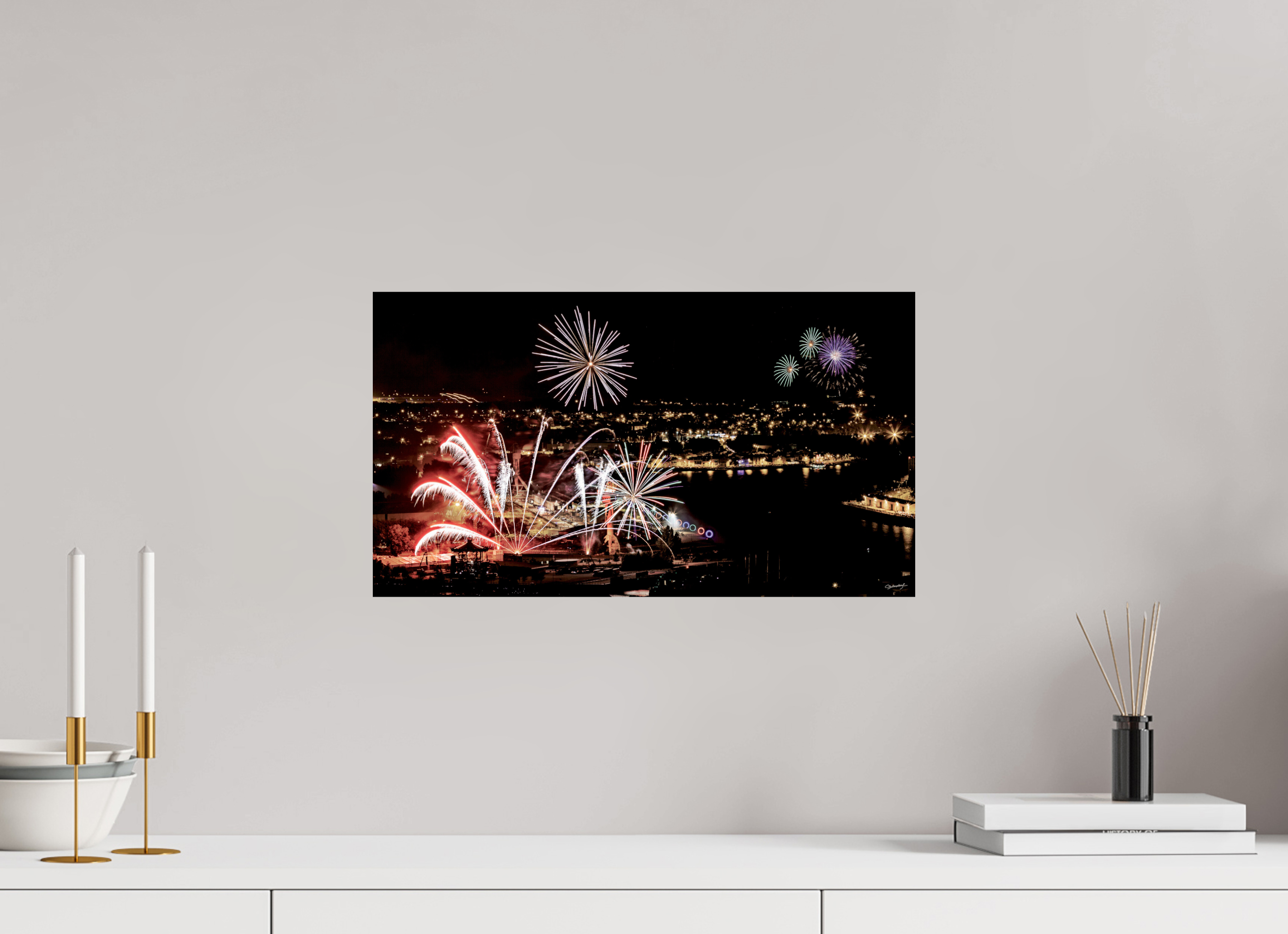 48 x 27 cm, TIRAGE PHOTO SUR FUJI CRYSTAL DP II 14 JUILLET - Nantes