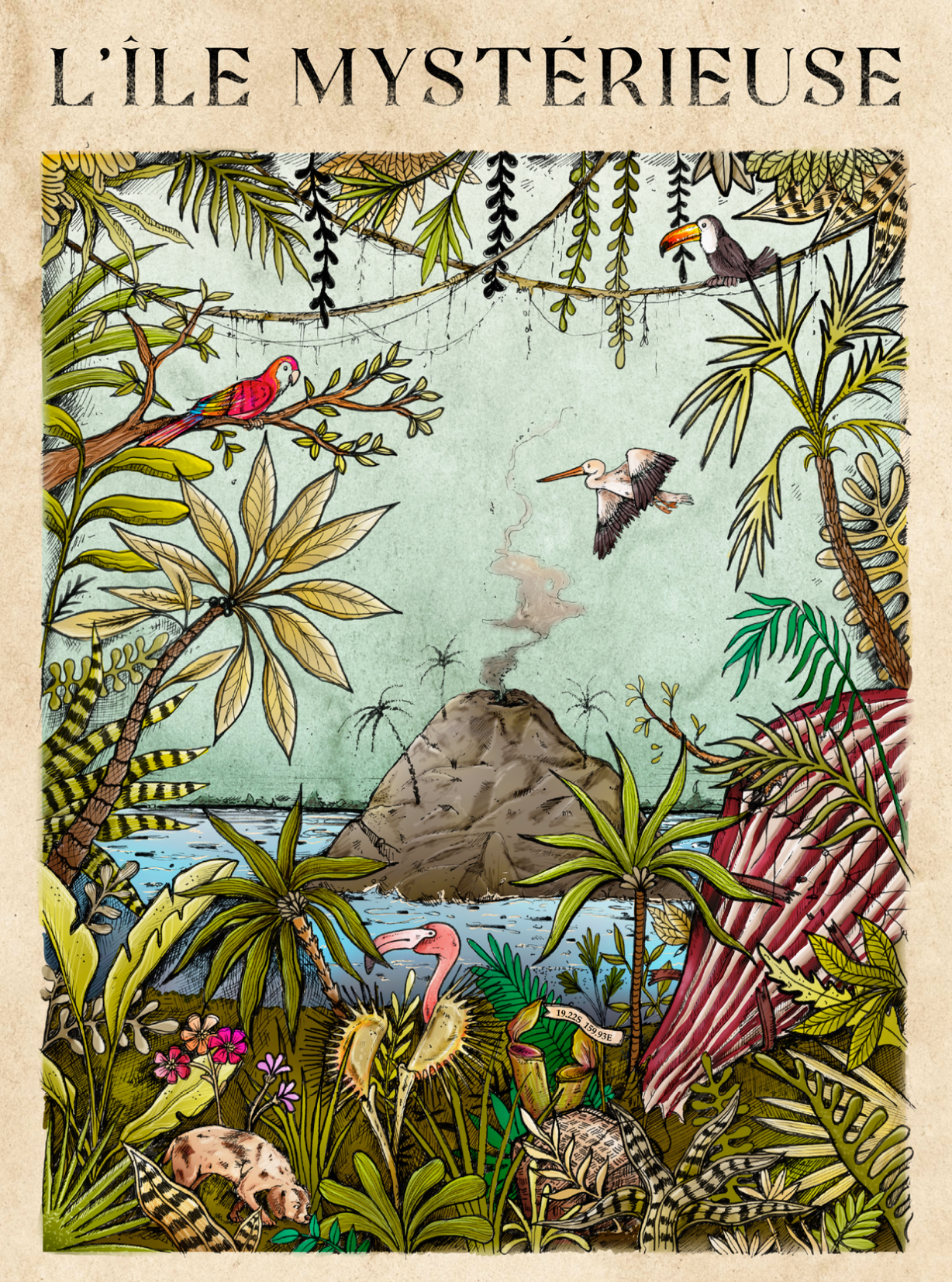 PUZZLE 500 L'ÎLE MYSTÉRIEUSE - Nantes