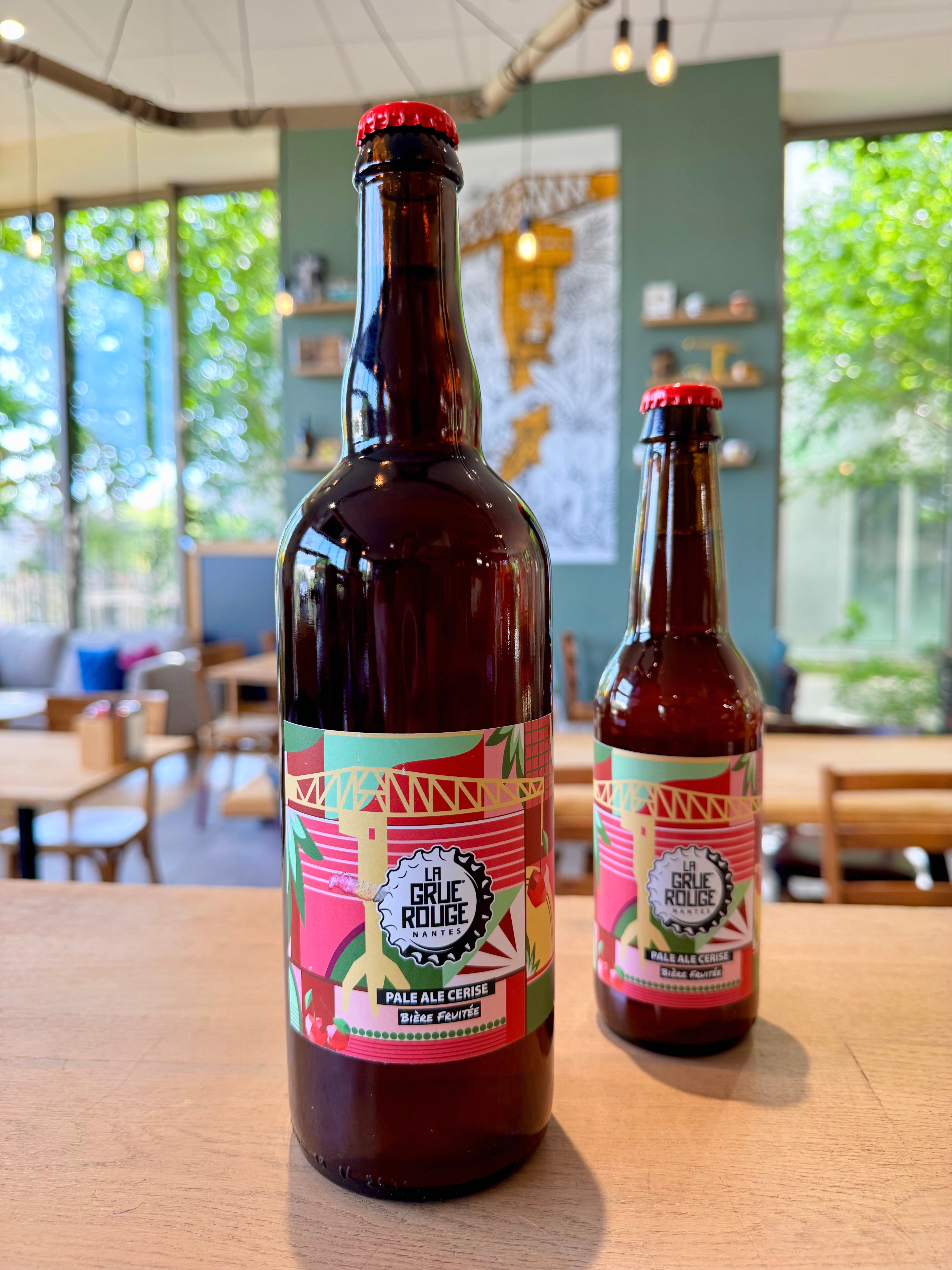 Bière fruitée à la cerise La Grue Rouge 75cl