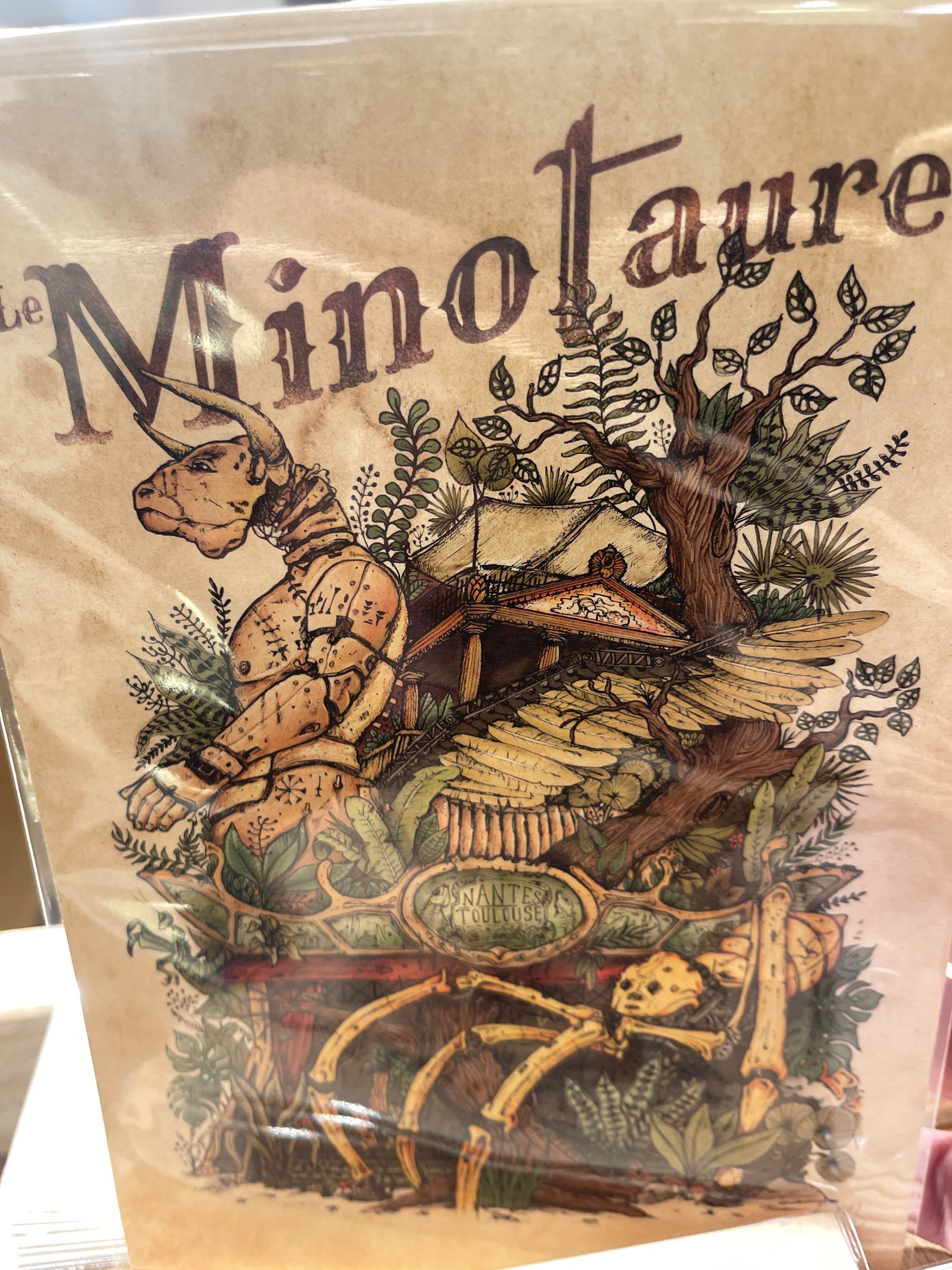 Le Minotaure - Illustration de Geoffrey Berniolle