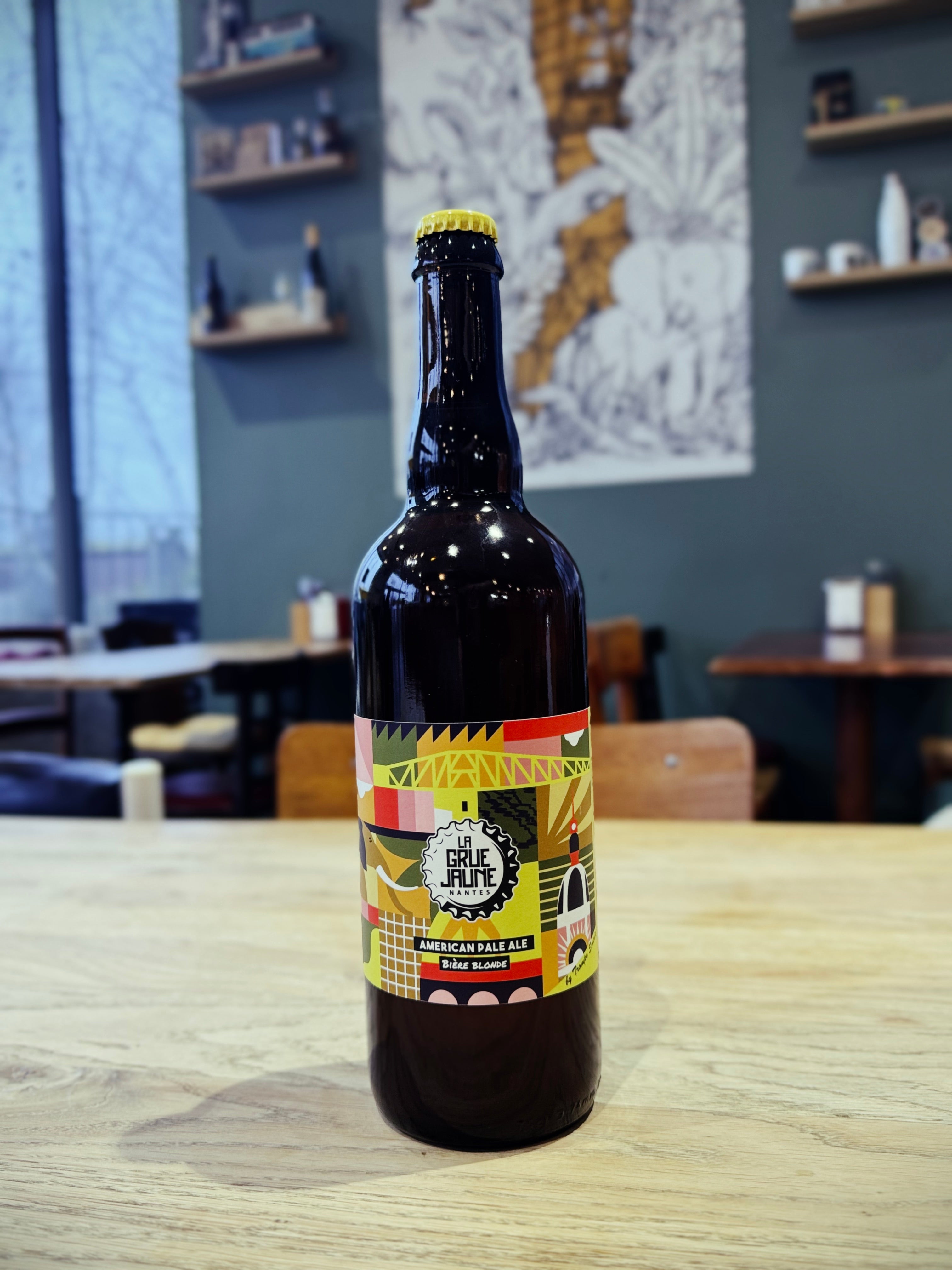 Bière blonde La Grue Jaune 75cl