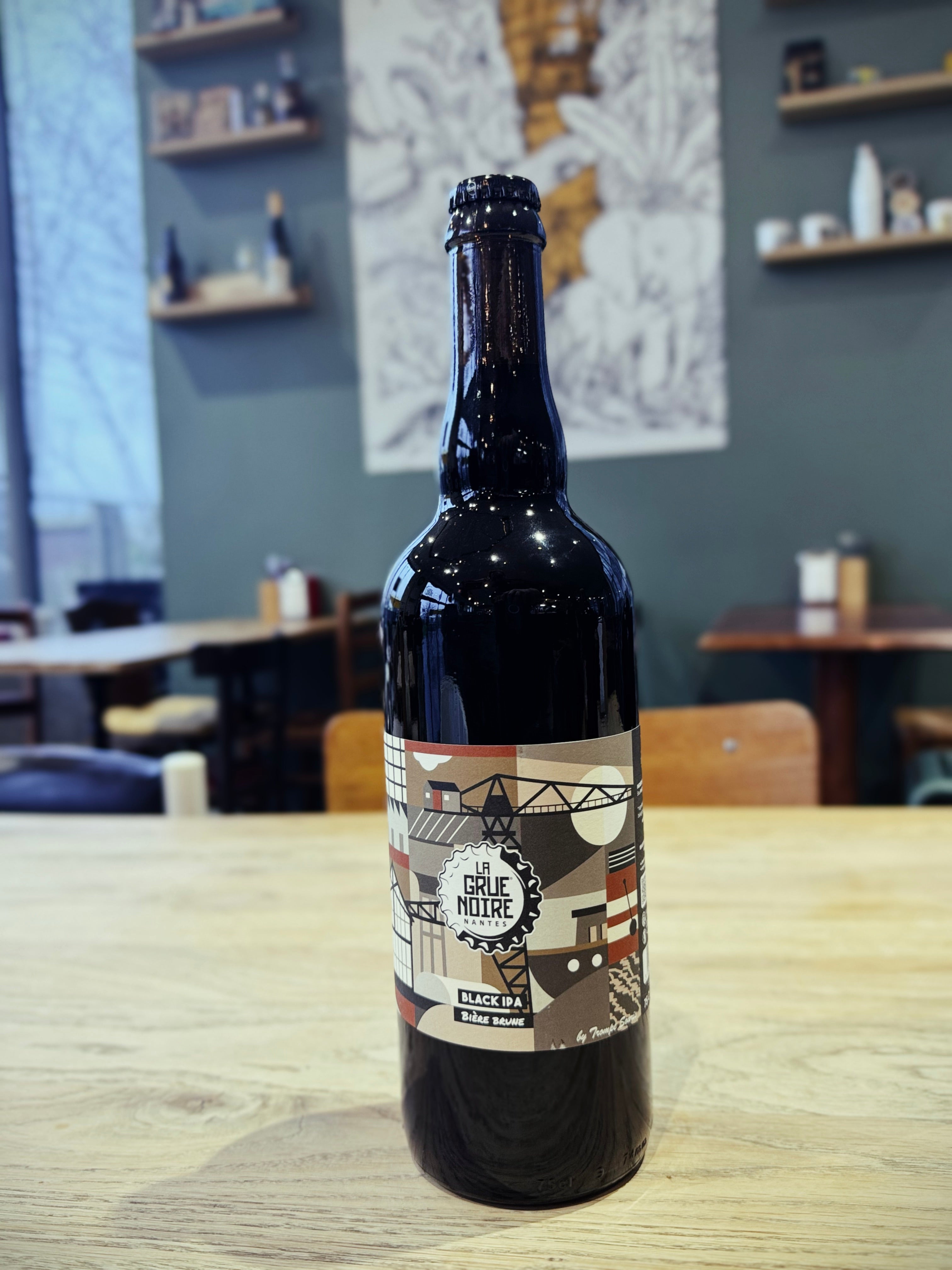 Bière Black IPA La Grue Noire 75cl