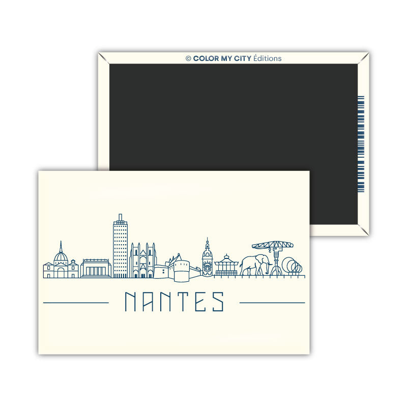 Magnet rectangulaire NANTES Skyline