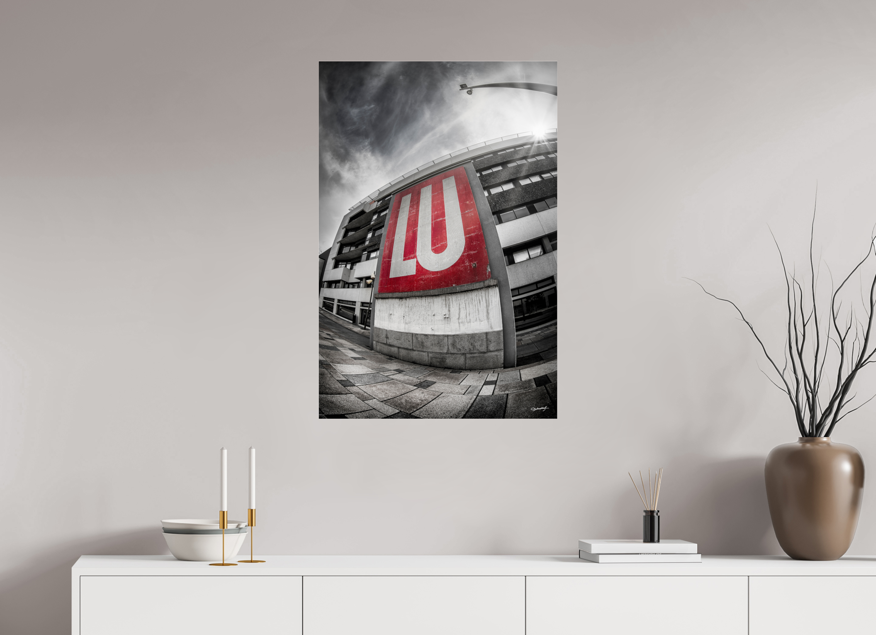 60 x 90 cm, TIRAGE PHOTO SOUS PLEXI LU - Nantes