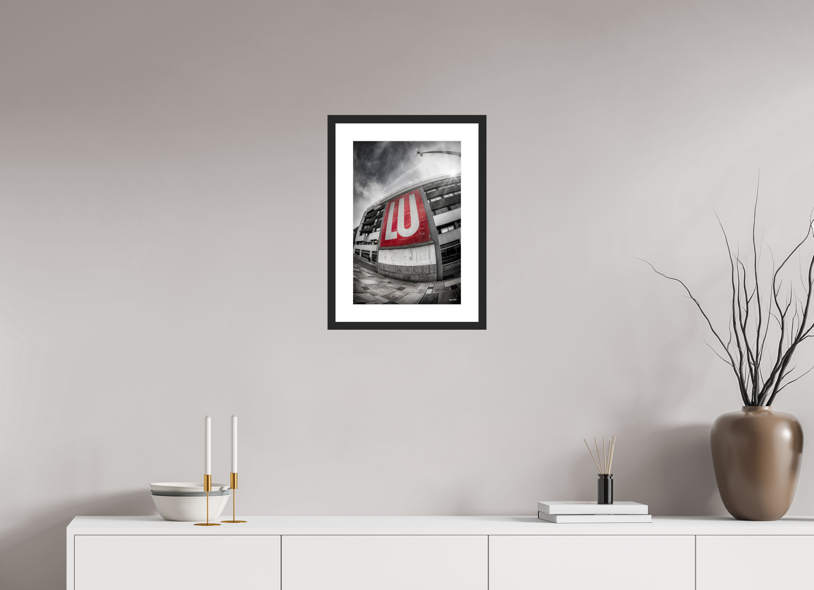 30 x 45 cm, CADRE GALERIE AVEC PASSE-PARTOUT LU - Nantes