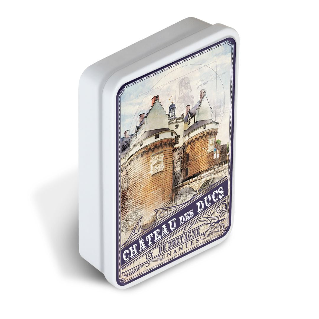 Boîte plate Nantes vintage château des ducs grandes galettes