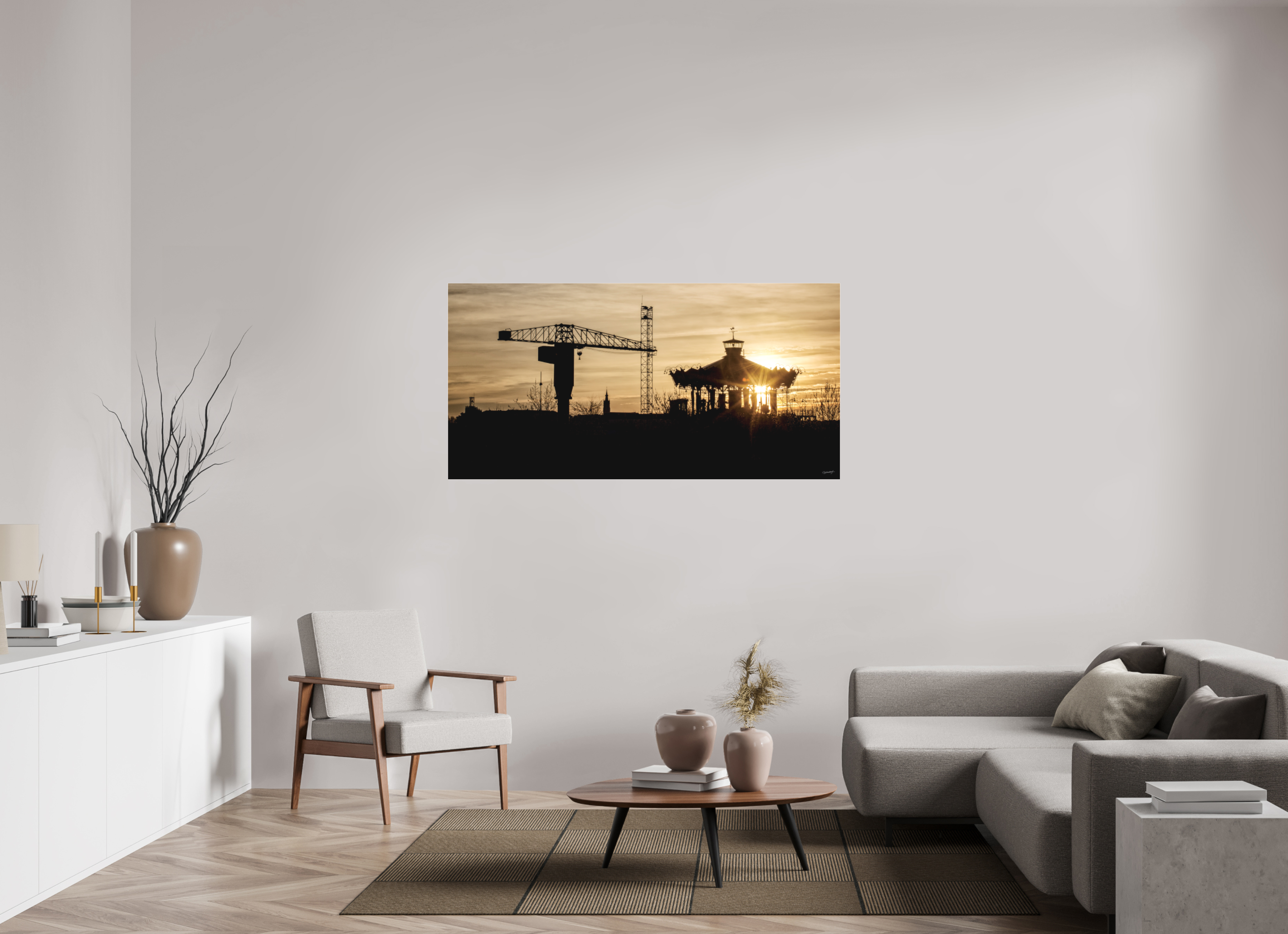 160 x 80 cm, TIRAGE PHOTO SOUS PLEXI MAT A CONTRE-JOUR - Nantes