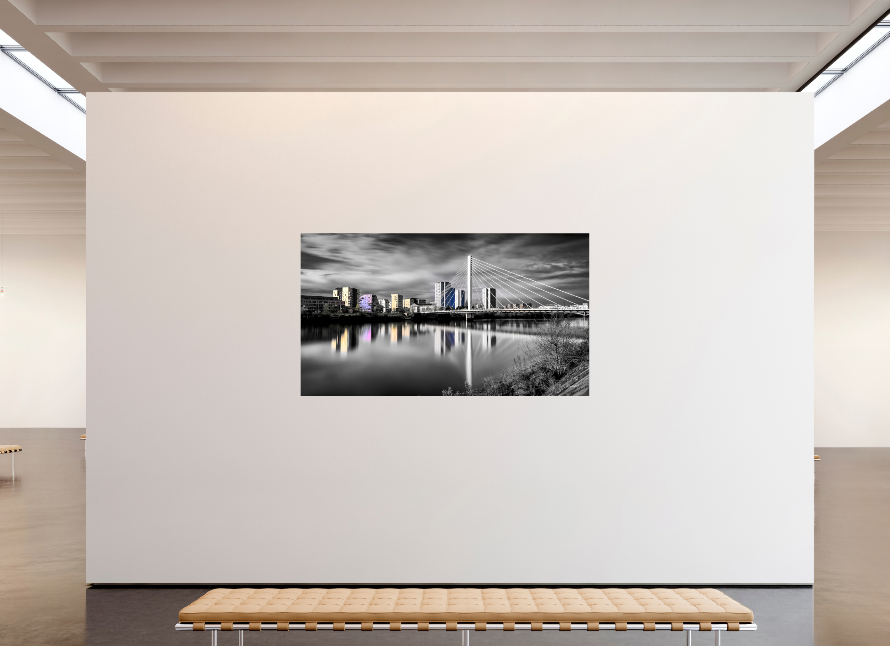 208 x 117 cm, TIRAGE PHOTO CONTRECOLLÉ SUR SUPPORT ALUMINIUM TABARLY - Nantes