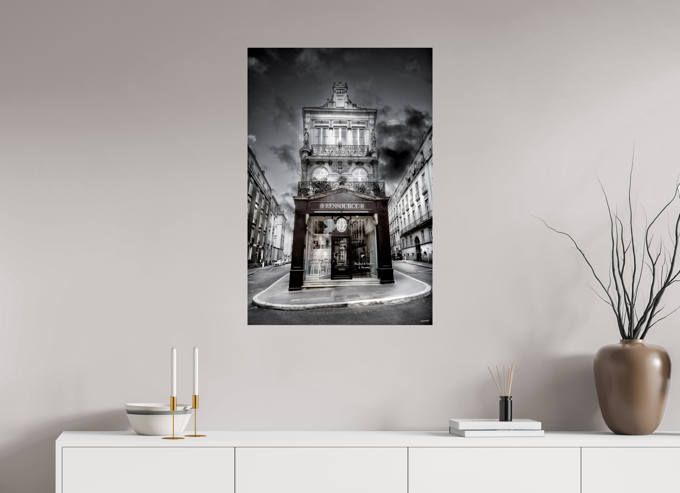 60 x 90 cm, TIRAGE PHOTO SOUS PLEXI BRILLANT RESSOURCES - Nantes