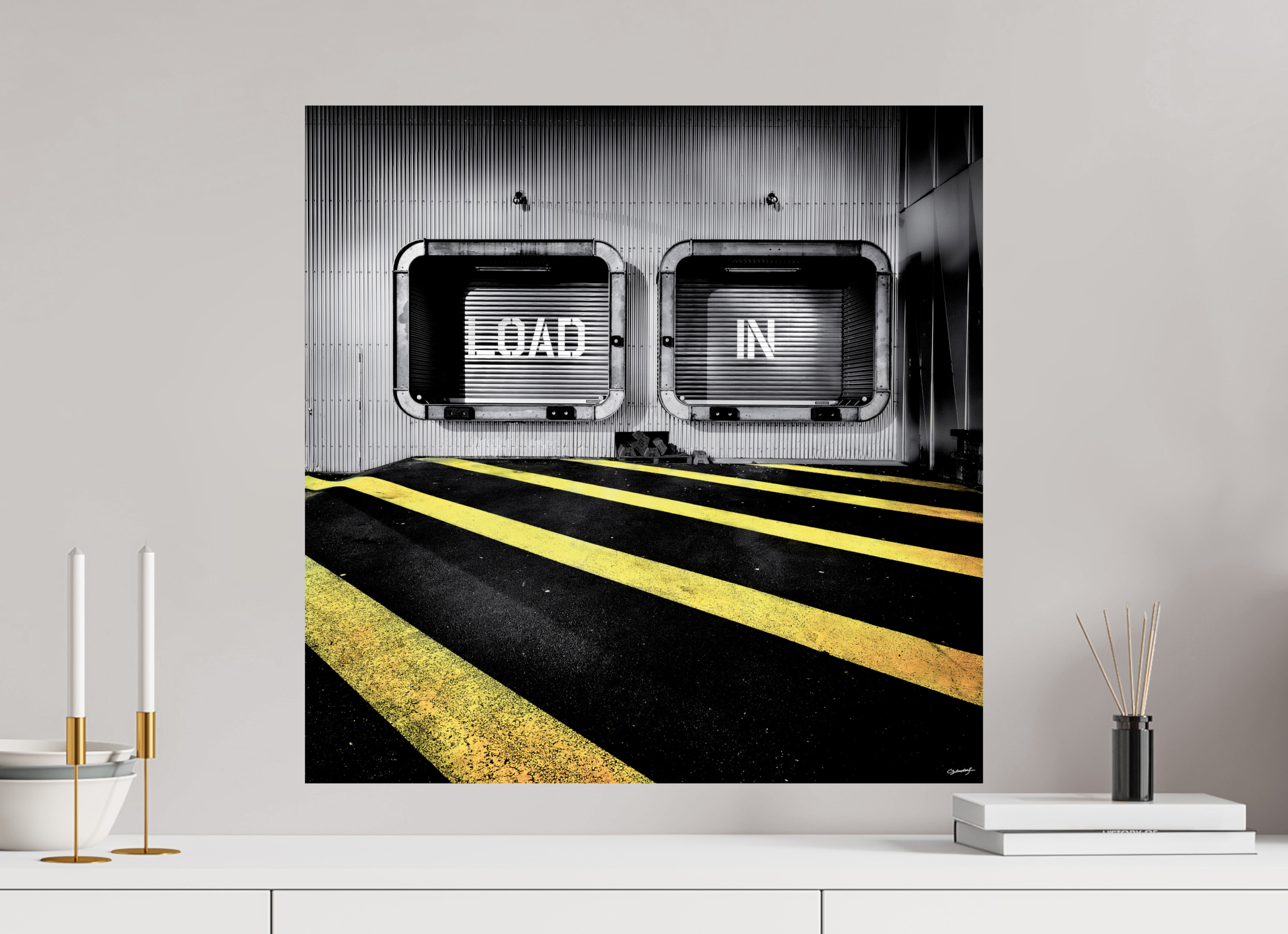 60 x 60 cm, TIRAGE PHOTO SUR FUJI CRYSTAL DP II LOAD IN - Nantes