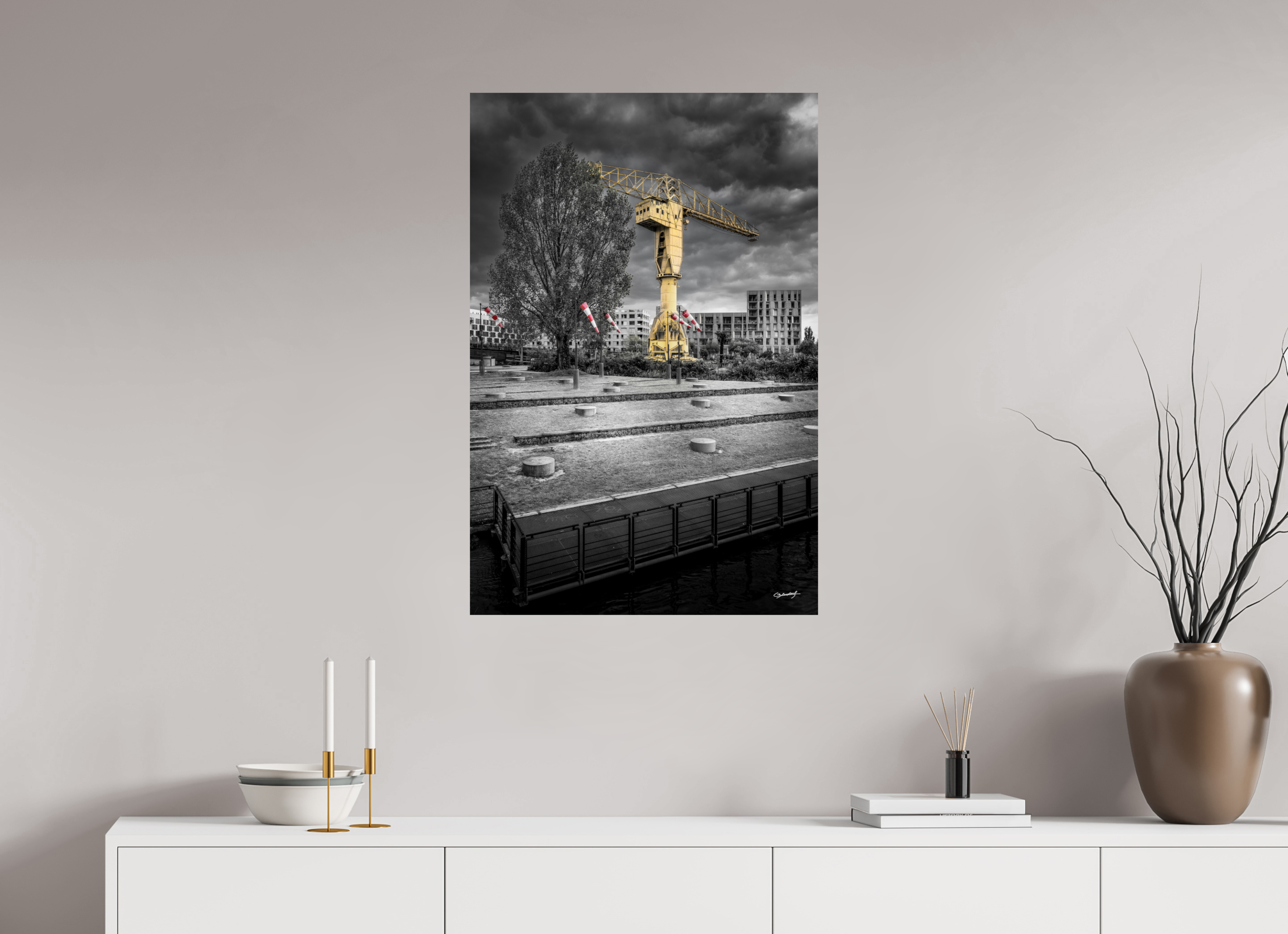 60 x 90 cm, TIRAGE PHOTO SUR FUJI CRYSTAL DP II MANCHES À AIR - Nantes