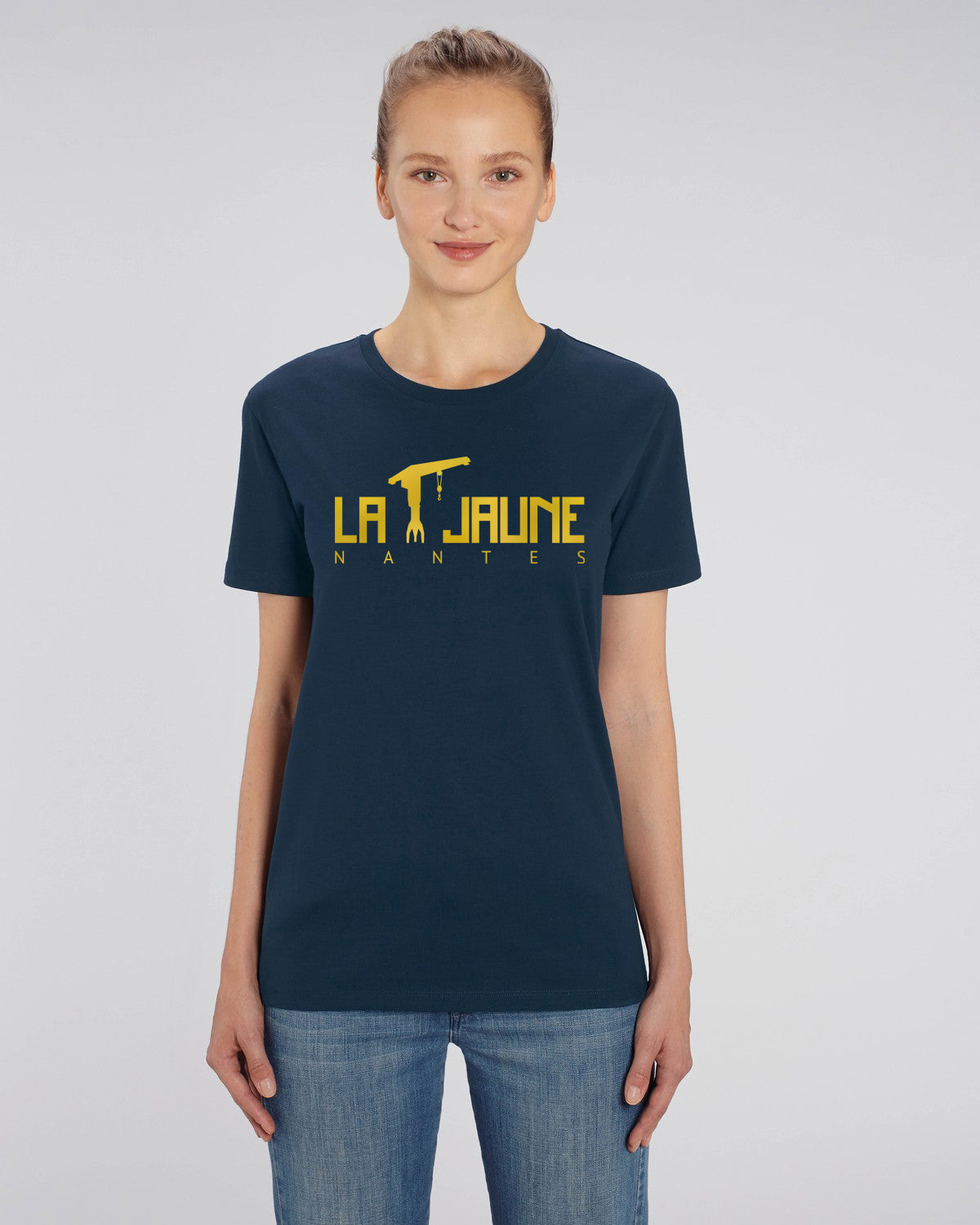 TEESHIRT La Grue Paillettes Coupe droite - La Grue Jaune