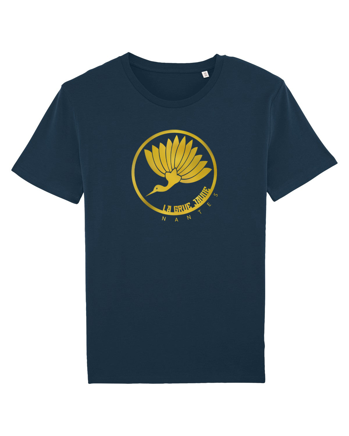 TEESHIRT Oiseau Paillettes Coupe droite - La Grue Jaune