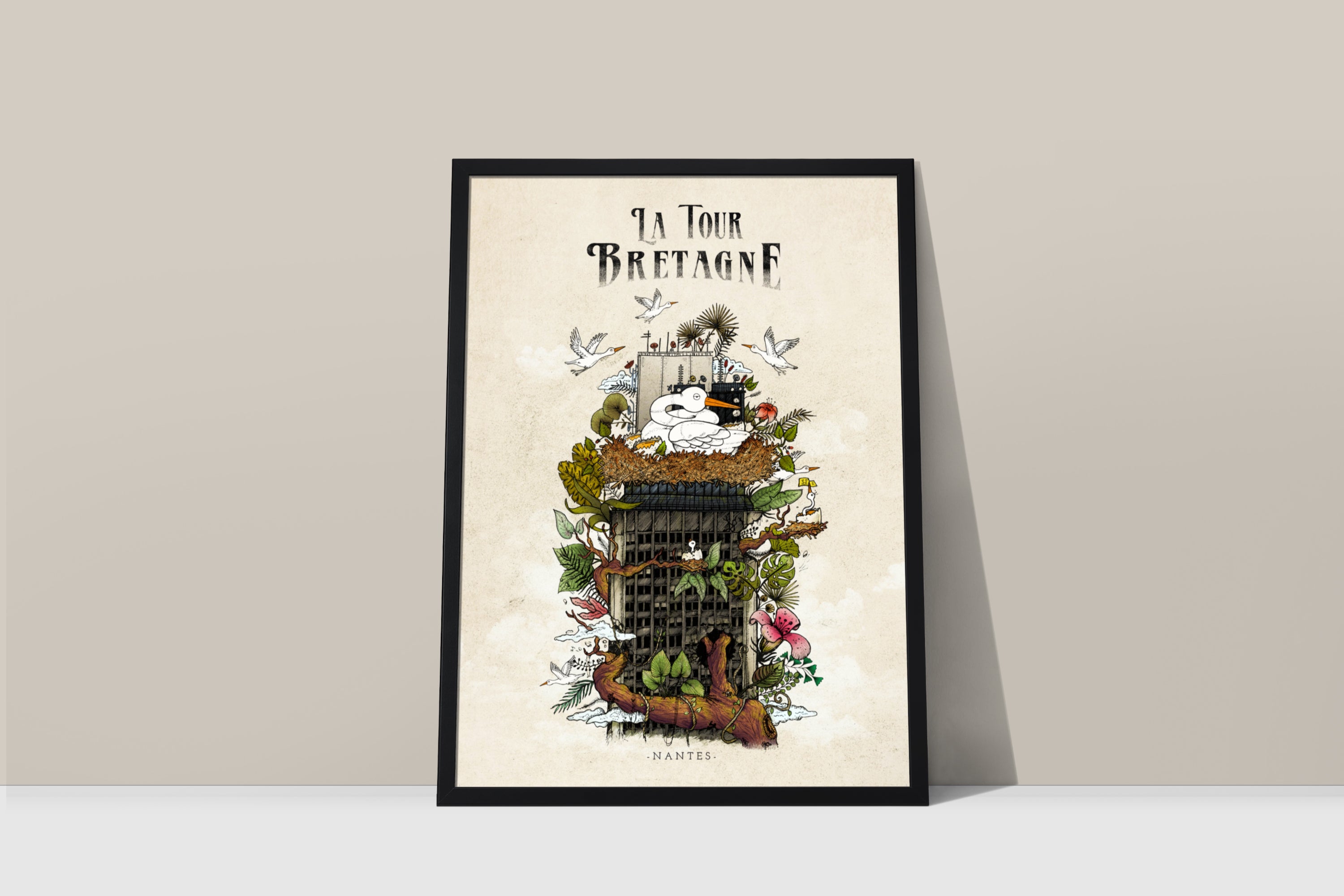 LA TOUR BRETAGNE (Couleurs) - Illustration de Geoffrey Berniolle