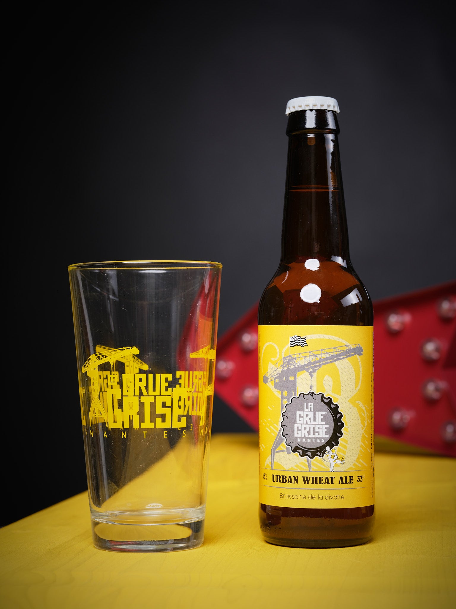 Bière Urban Wheat Ale La Grue Grise 33cl (Bière Blanche)