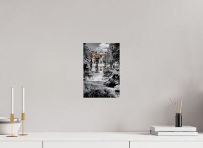 20 x 30 cm, TIRAGE PHOTO CONTRECOLLÉ SUR SUPPORT ALUMINIUM JARDIN DES PLANTES - Nantes