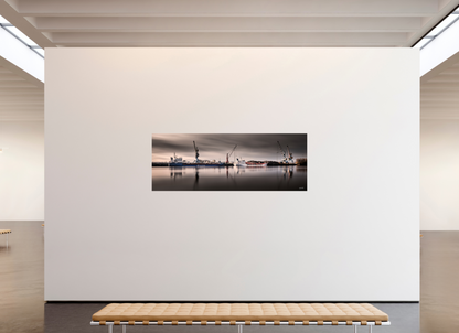 216,7 x 80 cm, TIRAGE PHOTO CONTRECOLLÉ SUR SUPPORT ALUMINIUM ROCHE-MAURICE, NANTES
