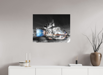 80 x 60 cm, TIRAGE PHOTO SOUS PLEXI MAT LE CHÂTEAU - Nantes
