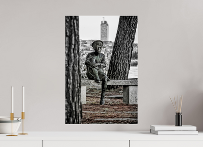 40 x 60 cm, TIRAGE PHOTO SOUS PLEXI JULES VERNE ENFANT - Nantes