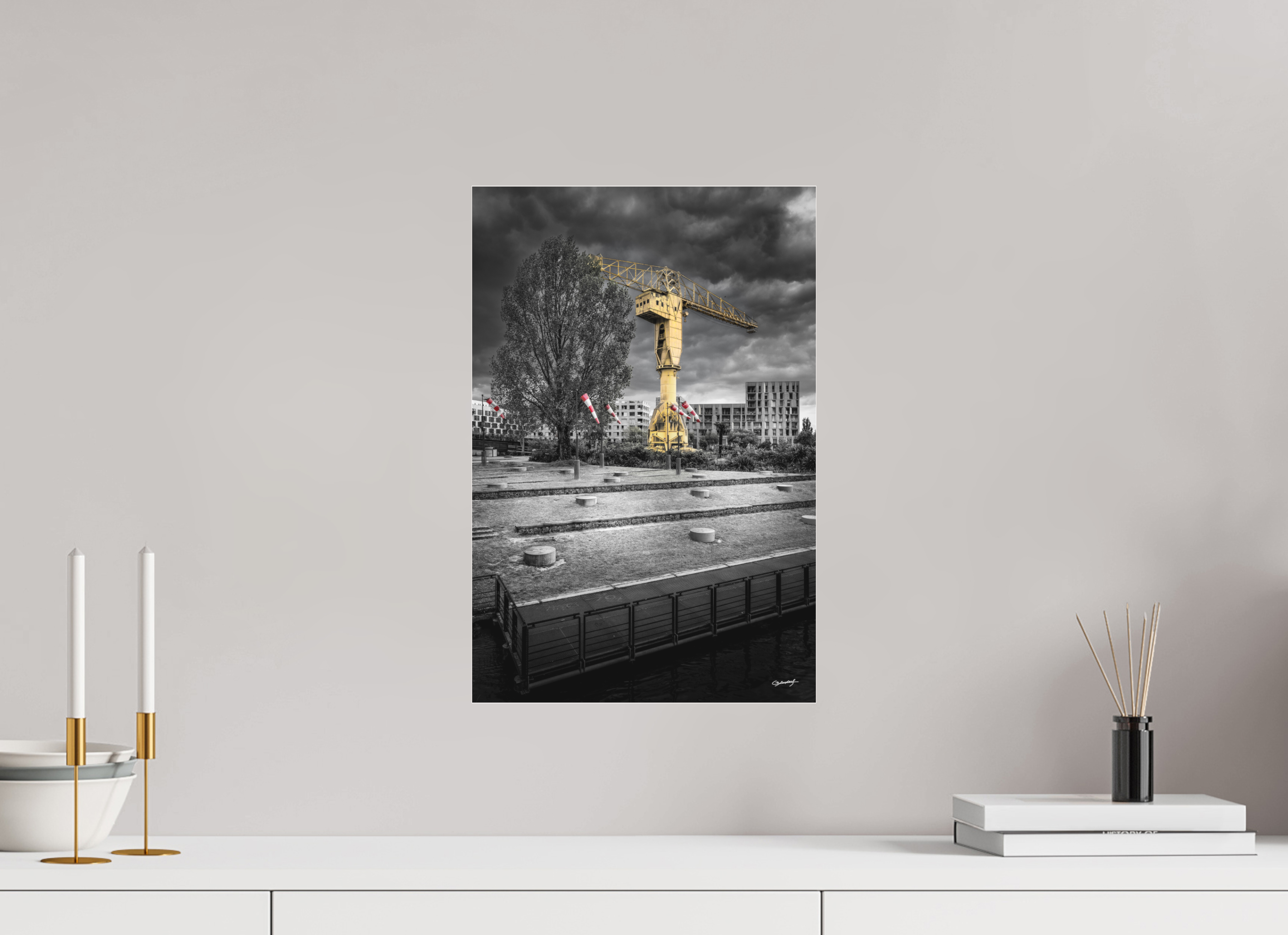 30 x 45 cm, TIRAGE PHOTO SOUS PLEXI MAT MANCHES À AIR - Nantes