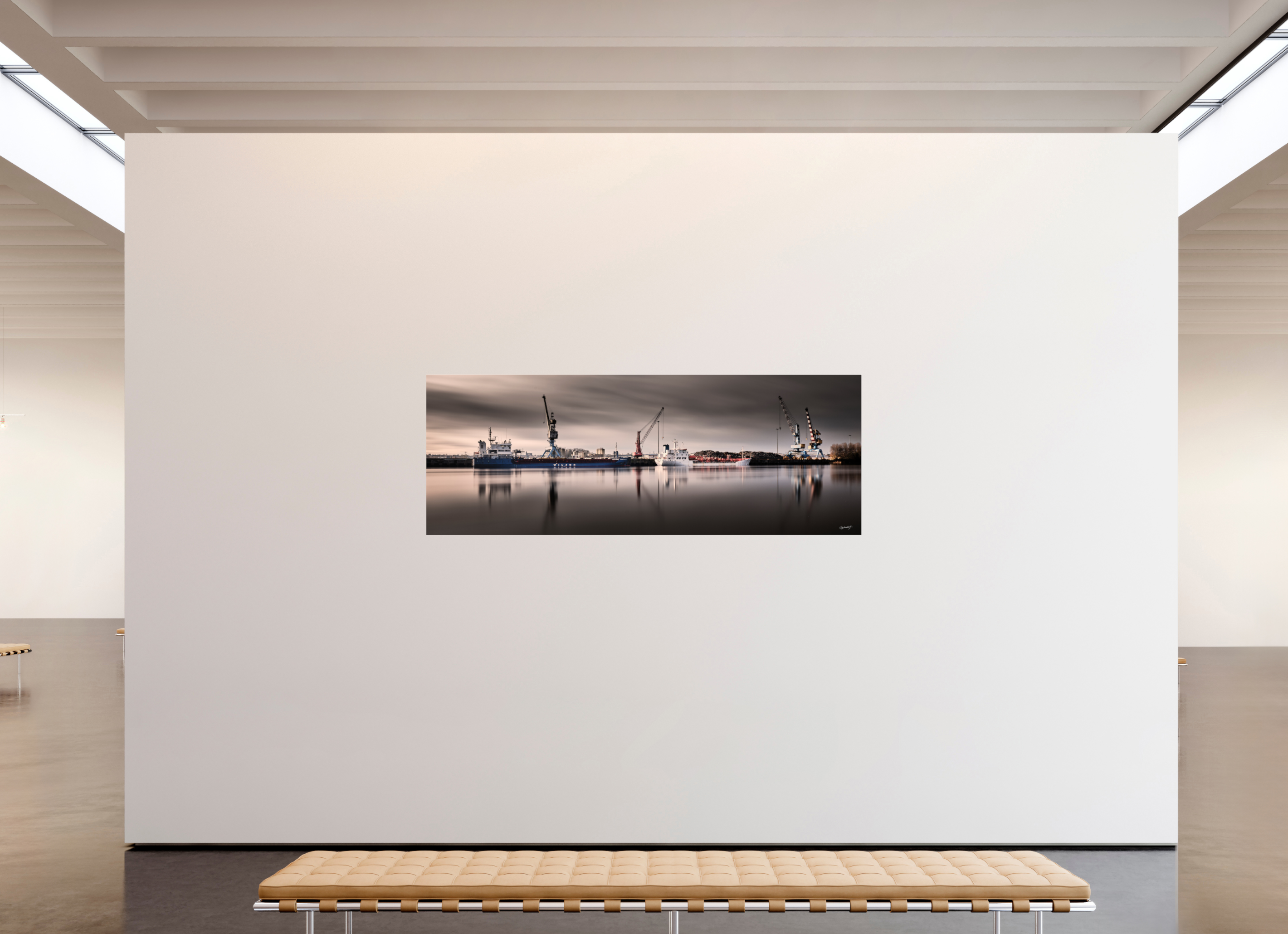 216,7 x 80 cm, TIRAGE PHOTO SOUS PLEXI BRILLANT ROCHE-MAURICE, NANTES