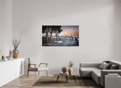 160 x 90 cm, TIRAGE PHOTO SOUS PLEXI MAT Jules Verne et Nemo