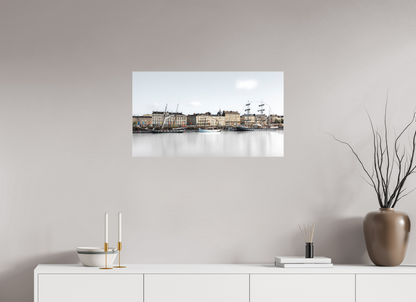 80 x 45 cm, TIRAGE PHOTO SOUS PLEXI MAT LE QUAI DE LA FOSSE - Nantes