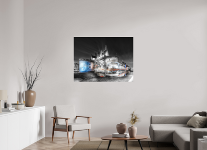 120 x 90 cm, TIRAGE PHOTO SOUS PLEXI MAT LE CHÂTEAU - Nantes