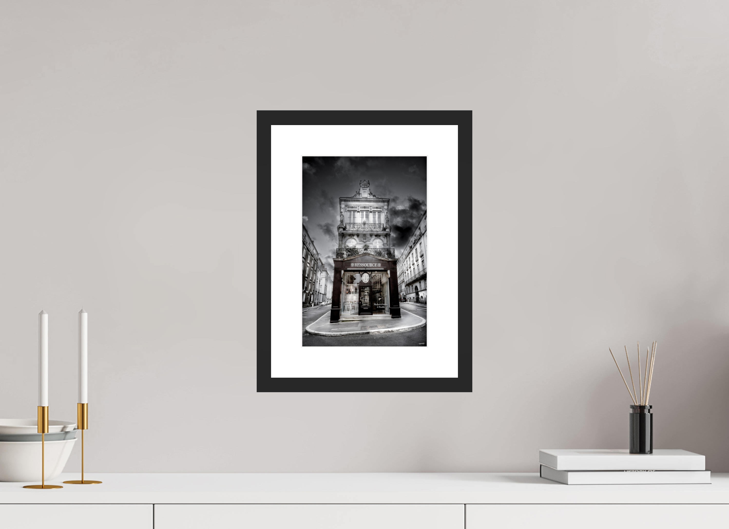 20 x 30 cm, CADRE GALERIE AVEC PASSE-PARTOUT RESSOURCES - Nantes