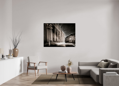 140 x 105 cm, TIRAGE PHOTO SOUS PLEXI BRILLANT RIDEAU - Nantes