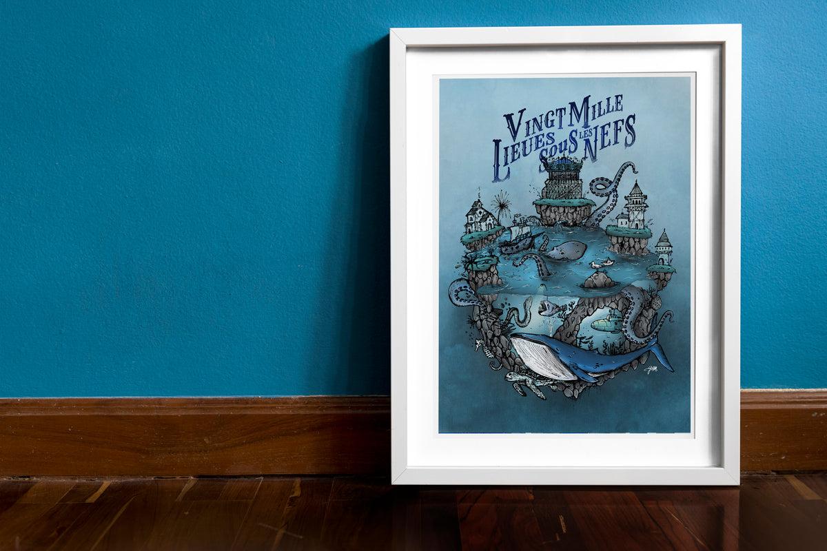Illustration 20 000 lieues sous les nefs de Geoffrey Berniolle, Nefs de l'île de Nantes
