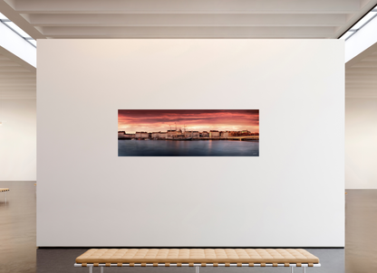 240 x 80 cm, TIRAGE PHOTO CONTRECOLLÉ SUR SUPPORT ALUMINIUM QUAI DE LA FOSS - Nantes