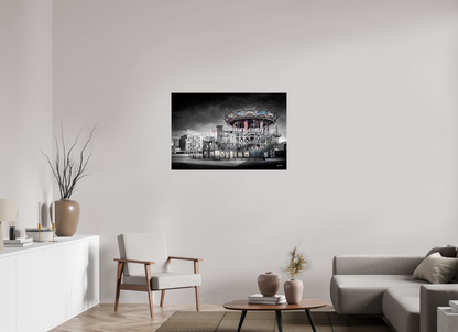105 x 70 cm, TIRAGE PHOTO SOUS PLEXI BRILLANT MANÈGE - Nantes