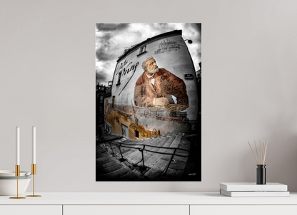 40 x 60 cm, TIRAGE PHOTO SOUS PLEXI FRESQUE JULES VERNE - Nantes