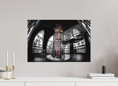 60 x 40 cm, TIRAGE PHOTO SOUS PLEXI MAT DANS LA TOUR LU - Nantes